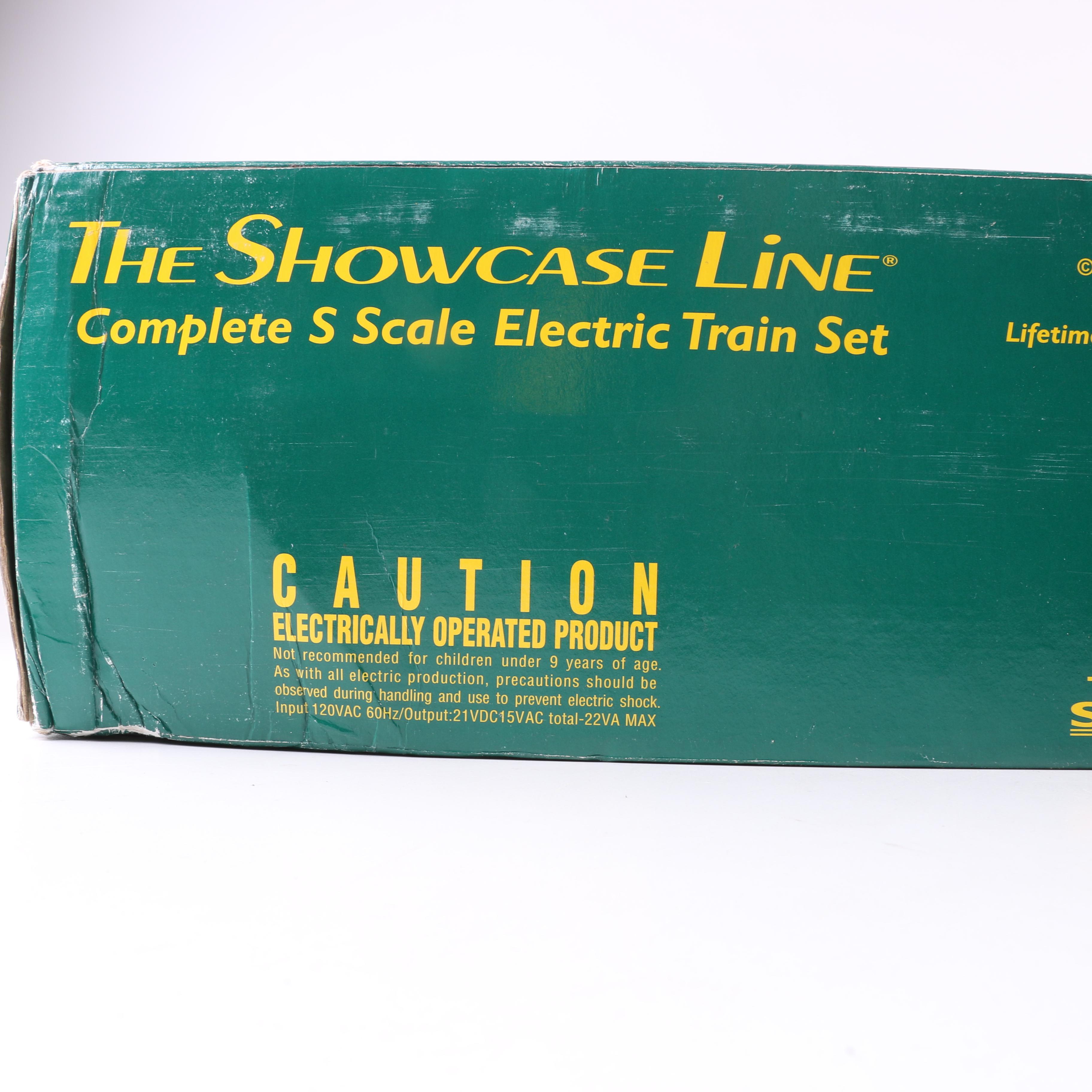 "The Showcase Line" Complete S Scale Electric Train Set EBTH