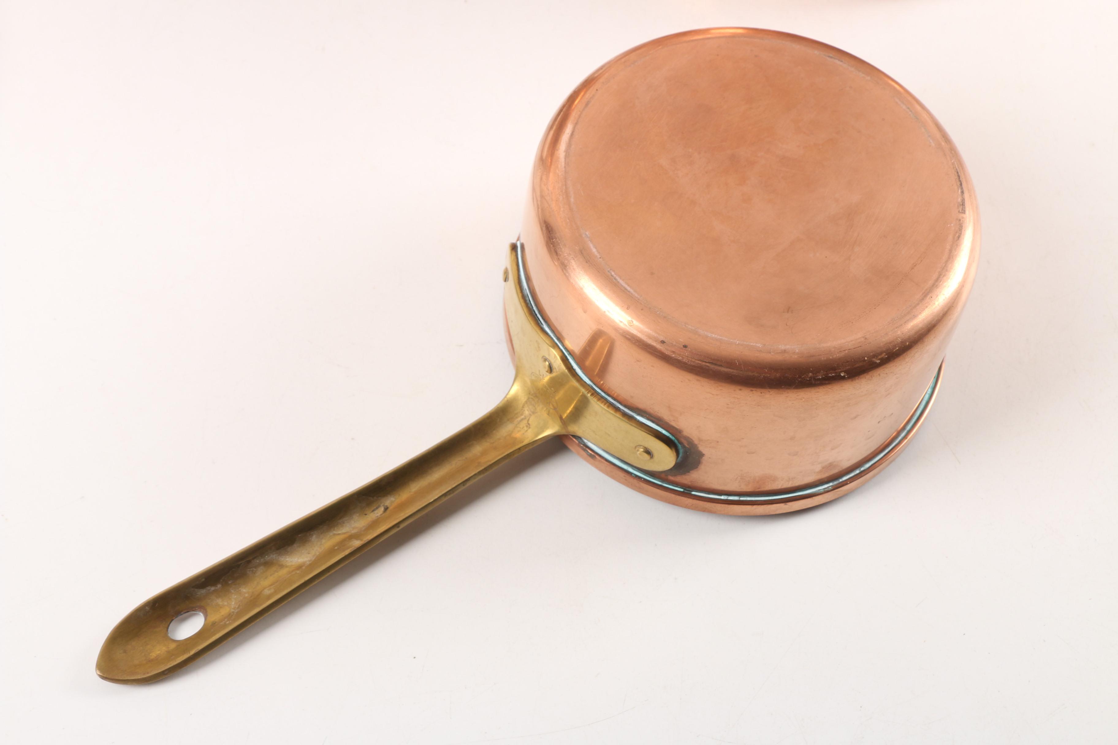 Copper Cookware Featuring Tagus Portugal EBTH