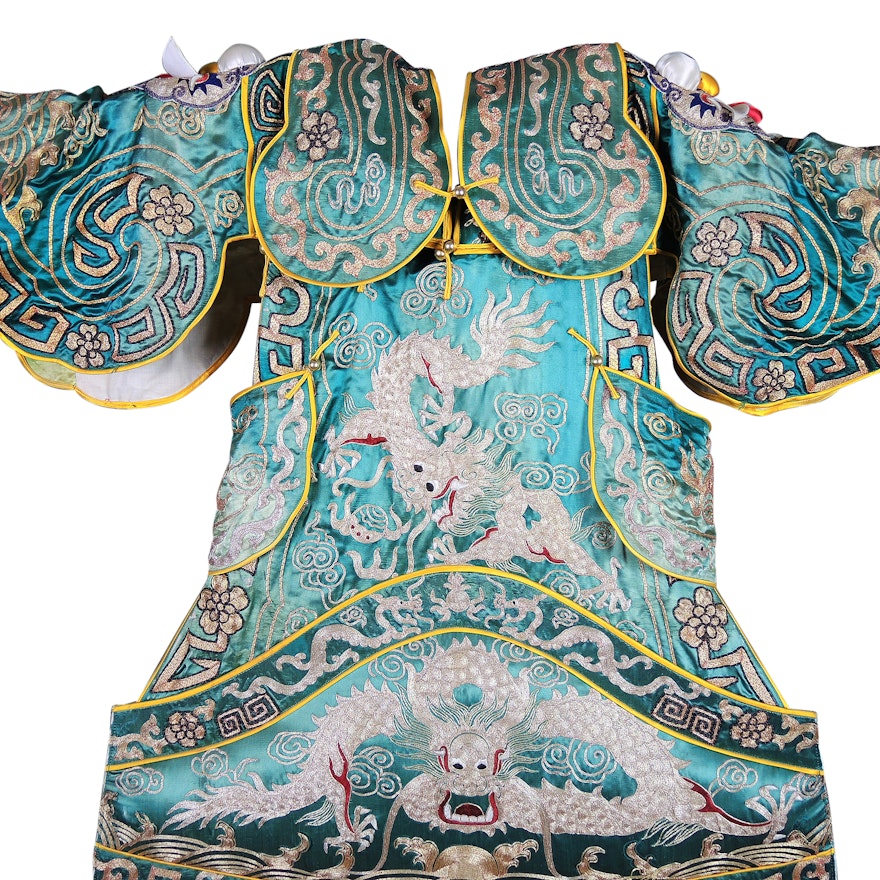 Vintage Peking Opera Dragon Armor Costume | EBTH