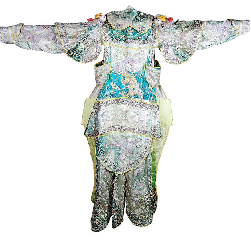 Download Vintage Peking Opera Dragon Armor Costume | EBTH