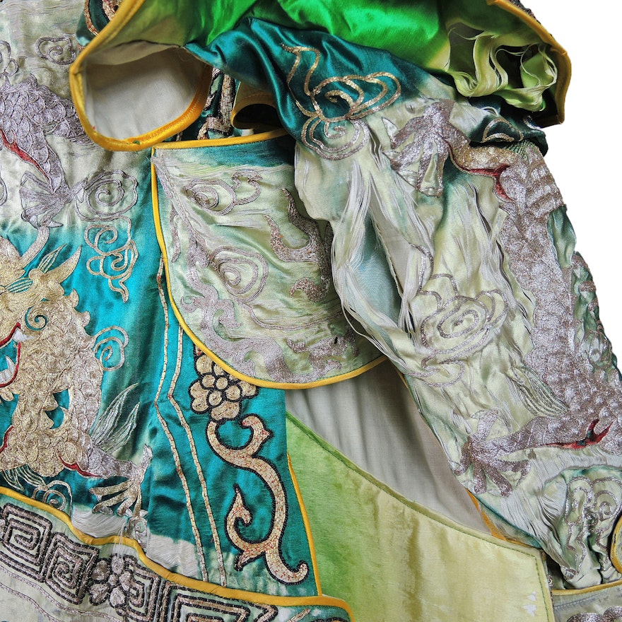 Download Vintage Peking Opera Dragon Armor Costume | EBTH