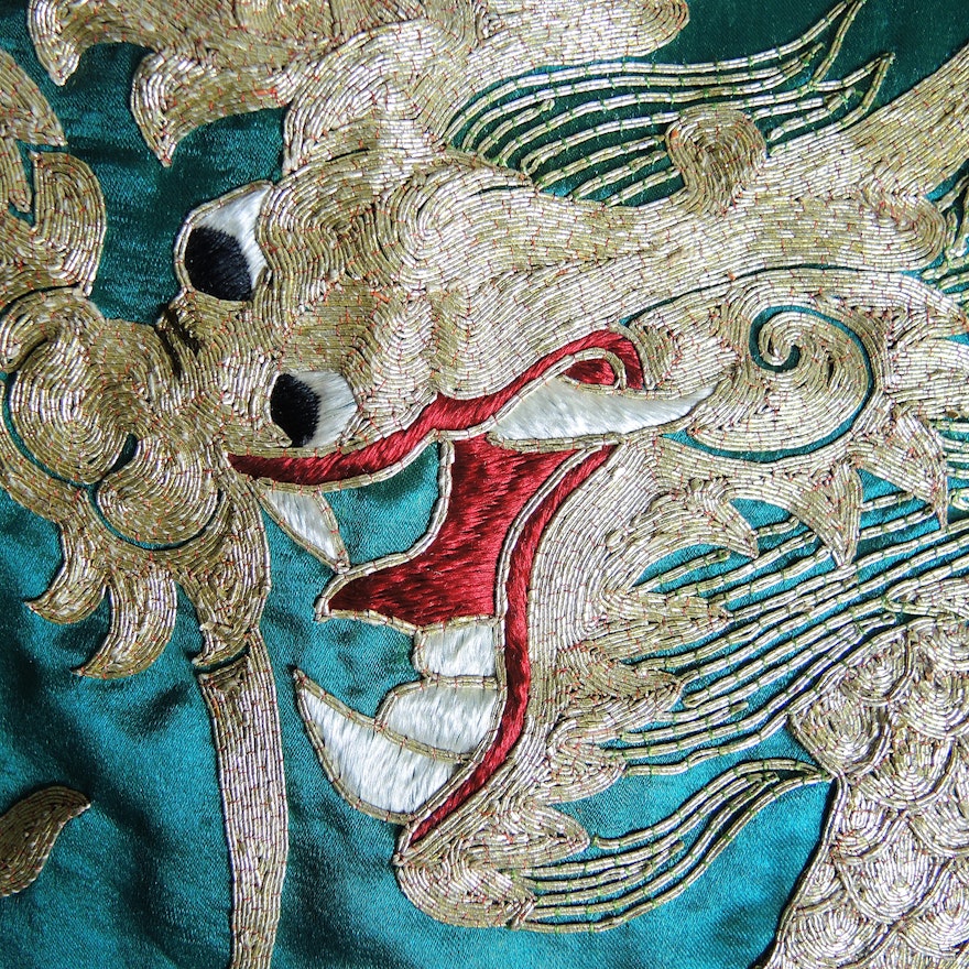 Download Vintage Peking Opera Dragon Armor Costume | EBTH