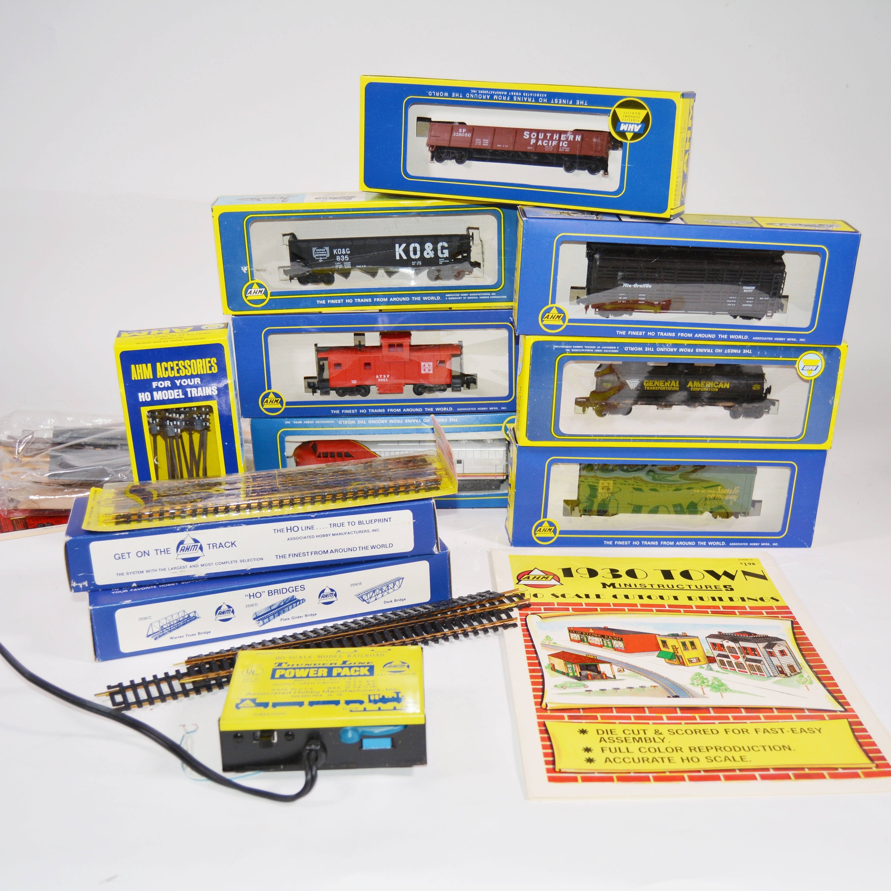 Associated Hobby Manufacturers (AHM), HO Scale, Model Trains and Track