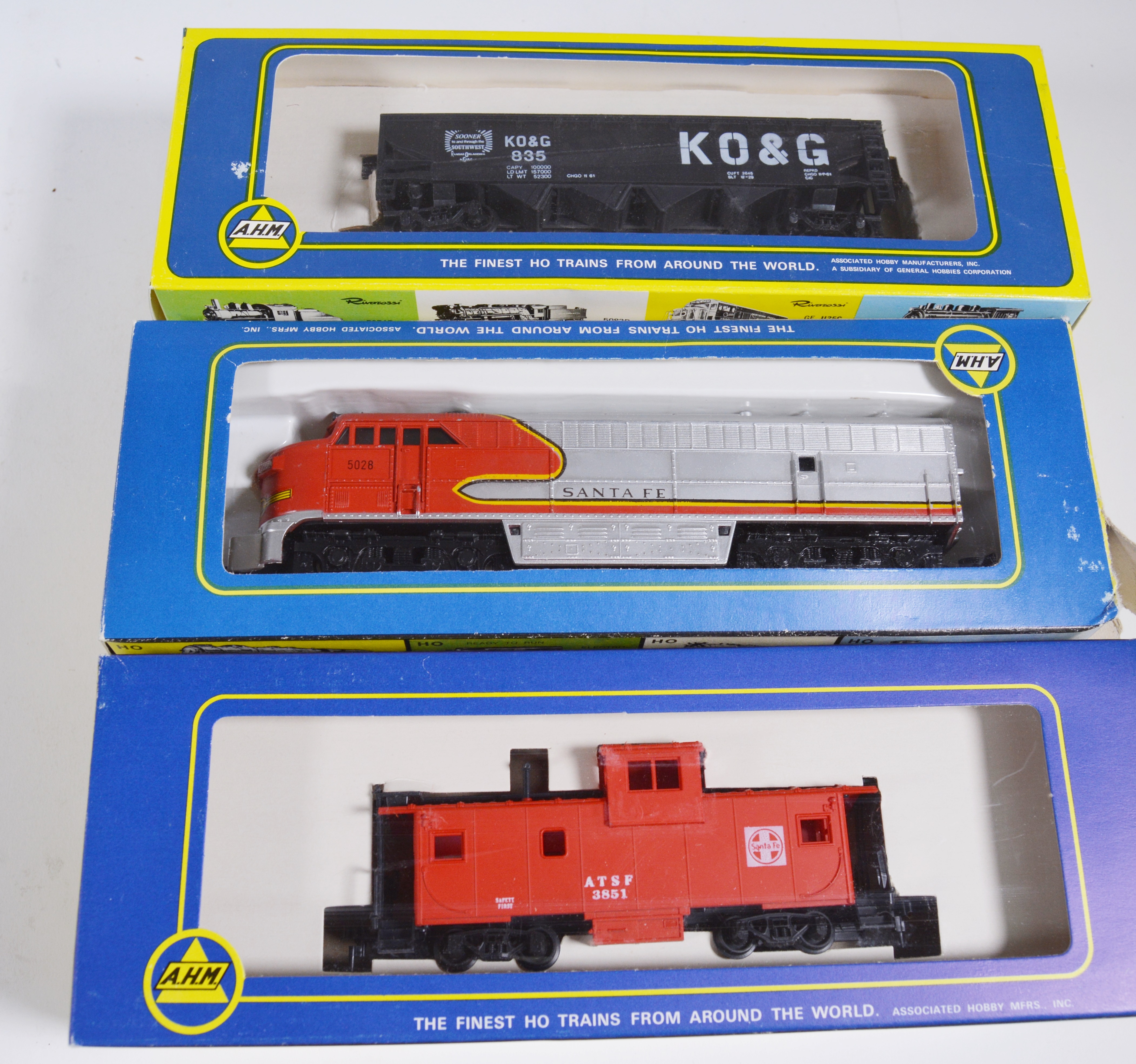 Associated Hobby Manufacturers (AHM), HO Scale, Model Trains and Track