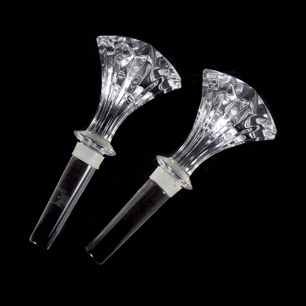 Marquis by Waterford Crystal "Brookside" Wine Bottle Stoppers EBTH