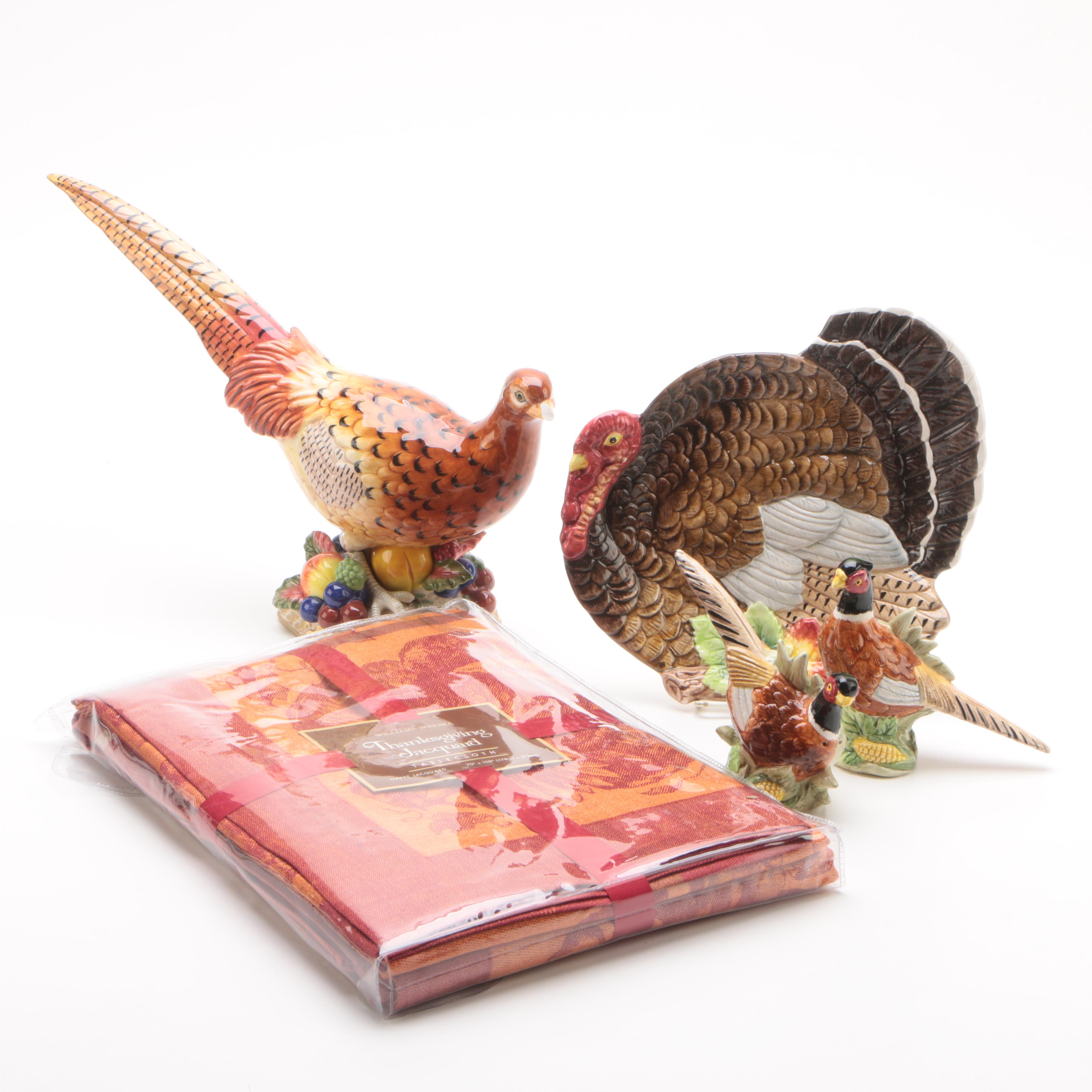 Fitz Floyd Ceramic Bird Table Decor And William Sonoma