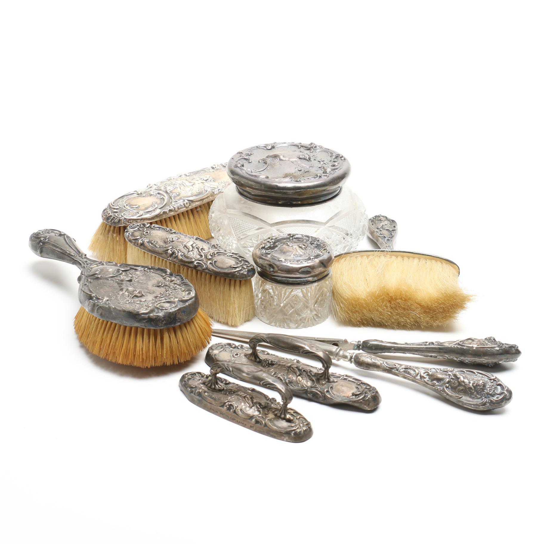 Antique Mauser Sterling Silver Dresser Set Ebth