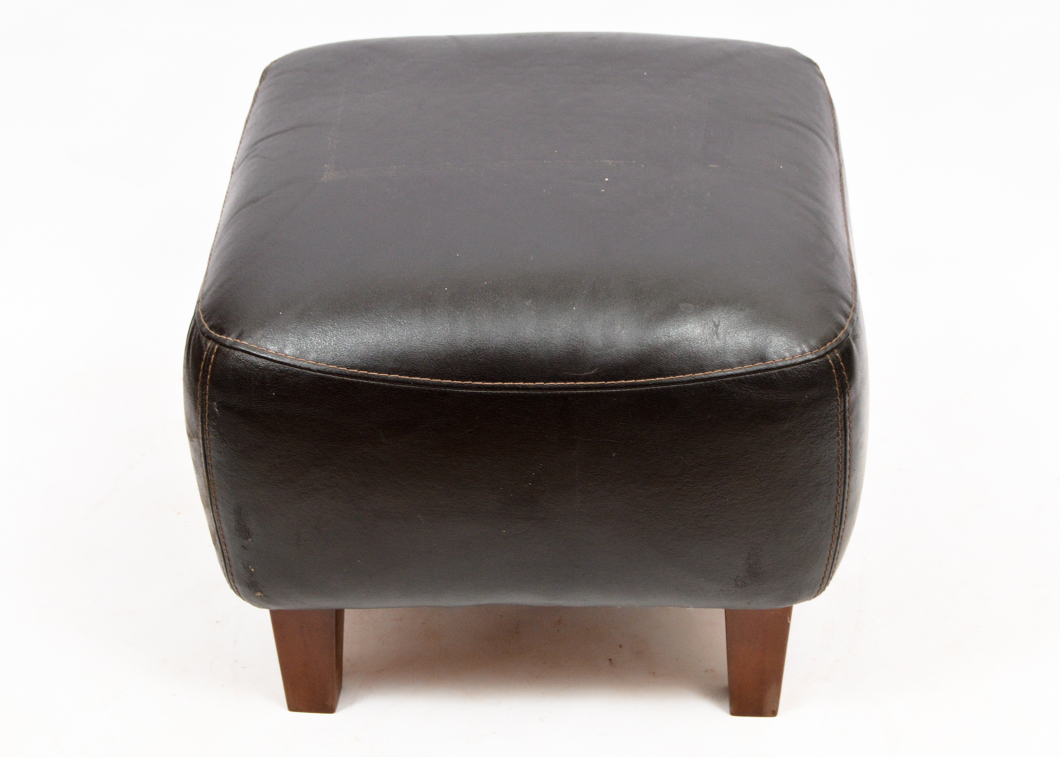 Faux Leather Armchair and Ottoman by Calia Salotti EBTH