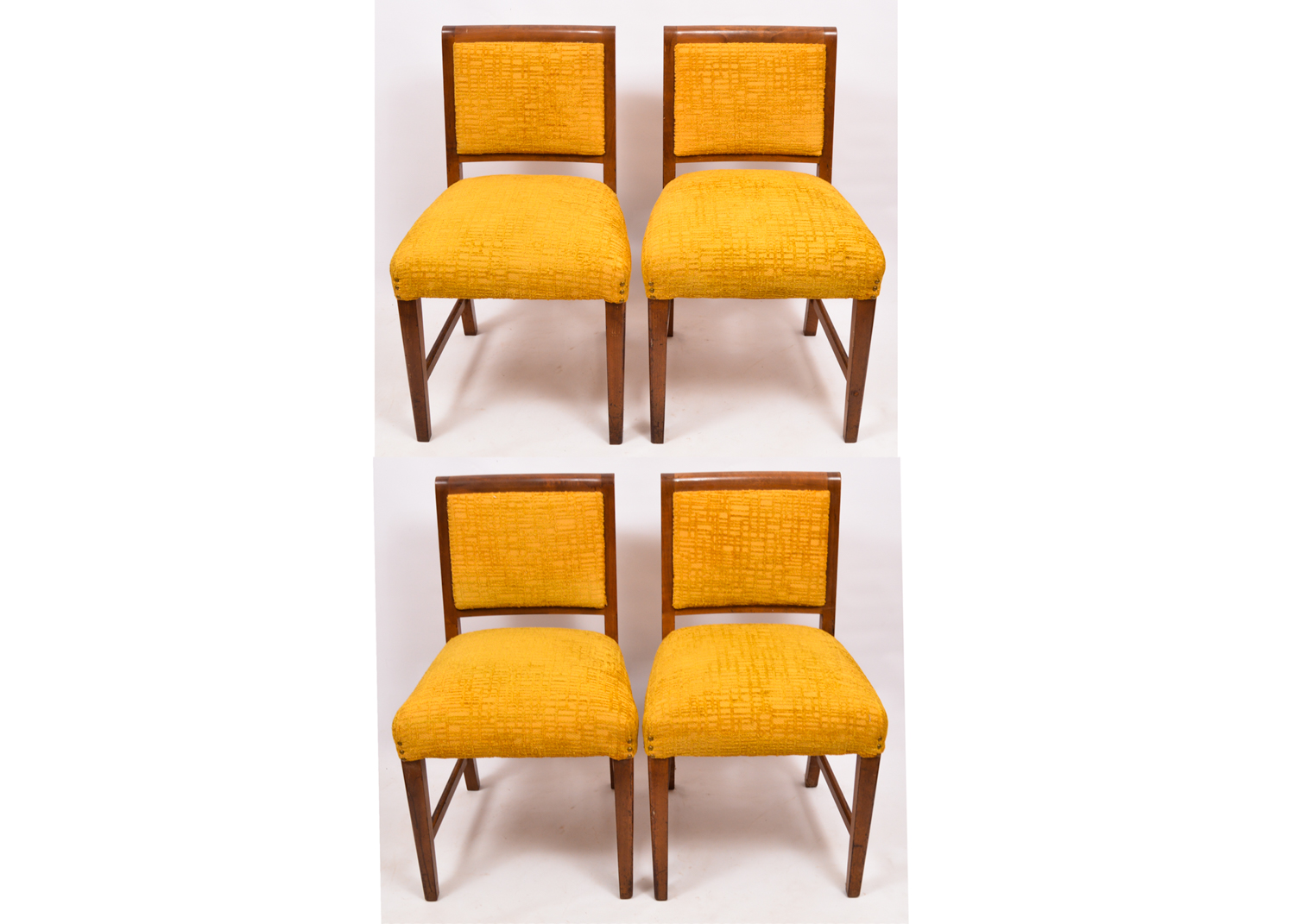 Mid Century Modern Custom Upholstered Dining Chairs | EBTH