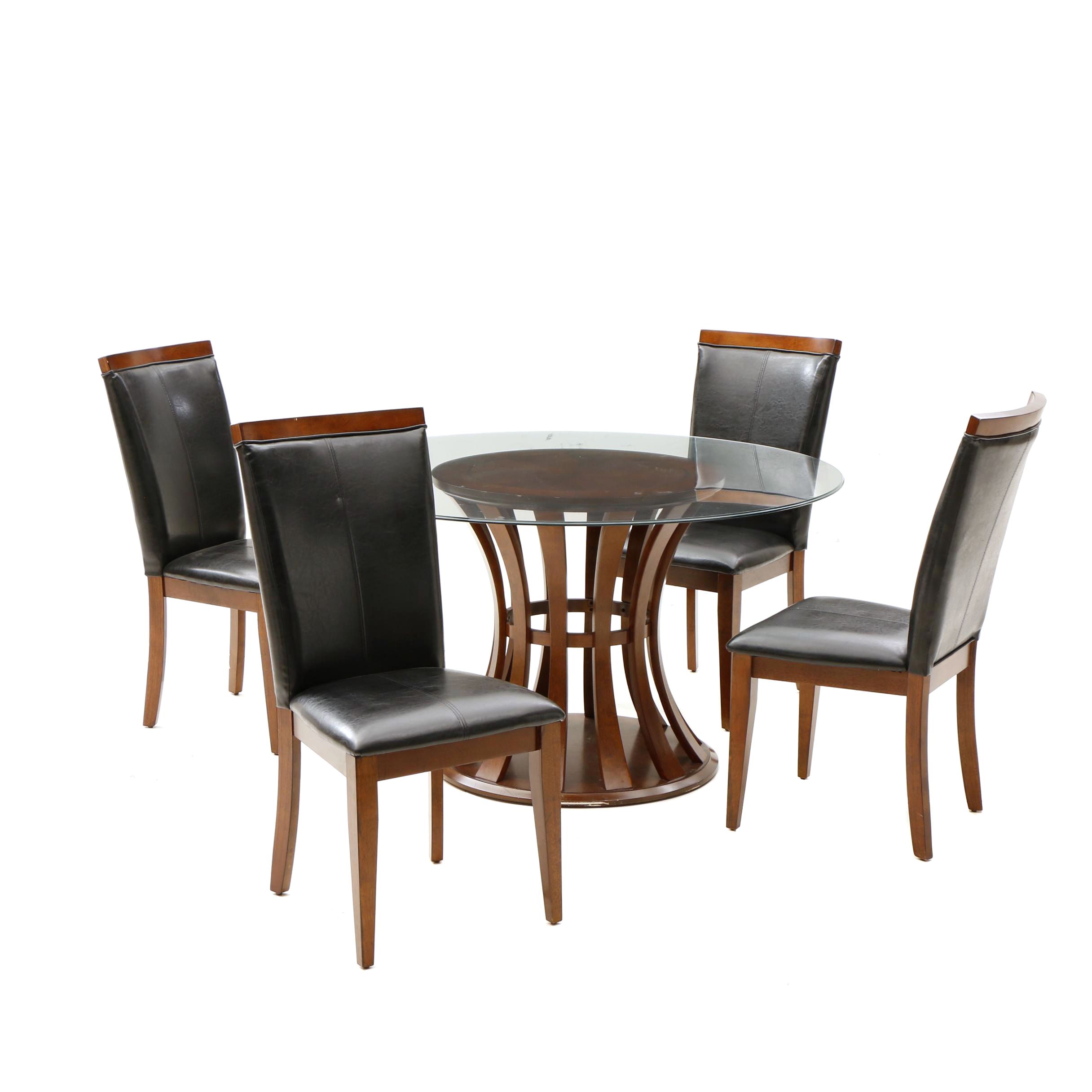 Glass Top Table and Chairs EBTH