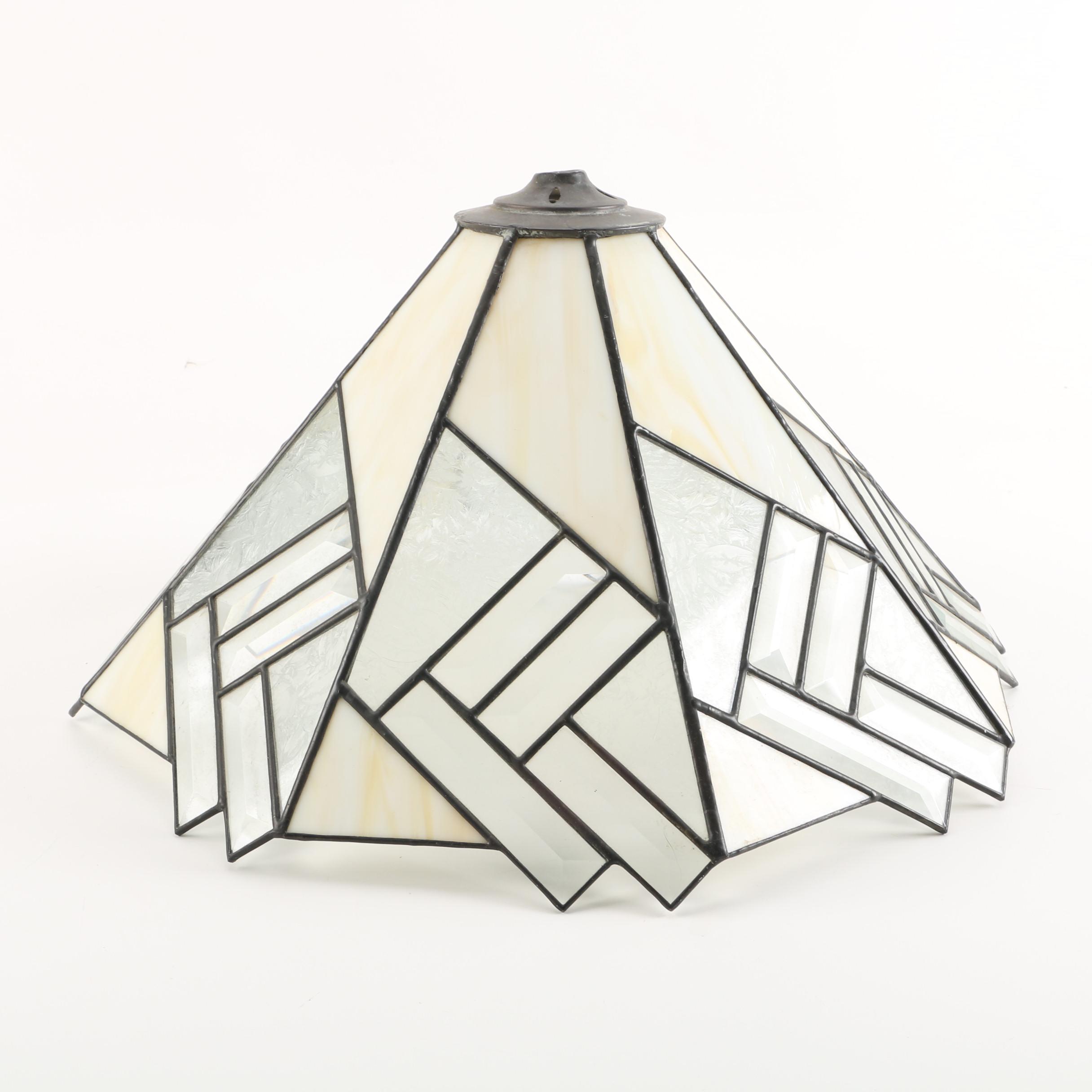 Stained Glass Geometric Pattern Pendant Light Shade