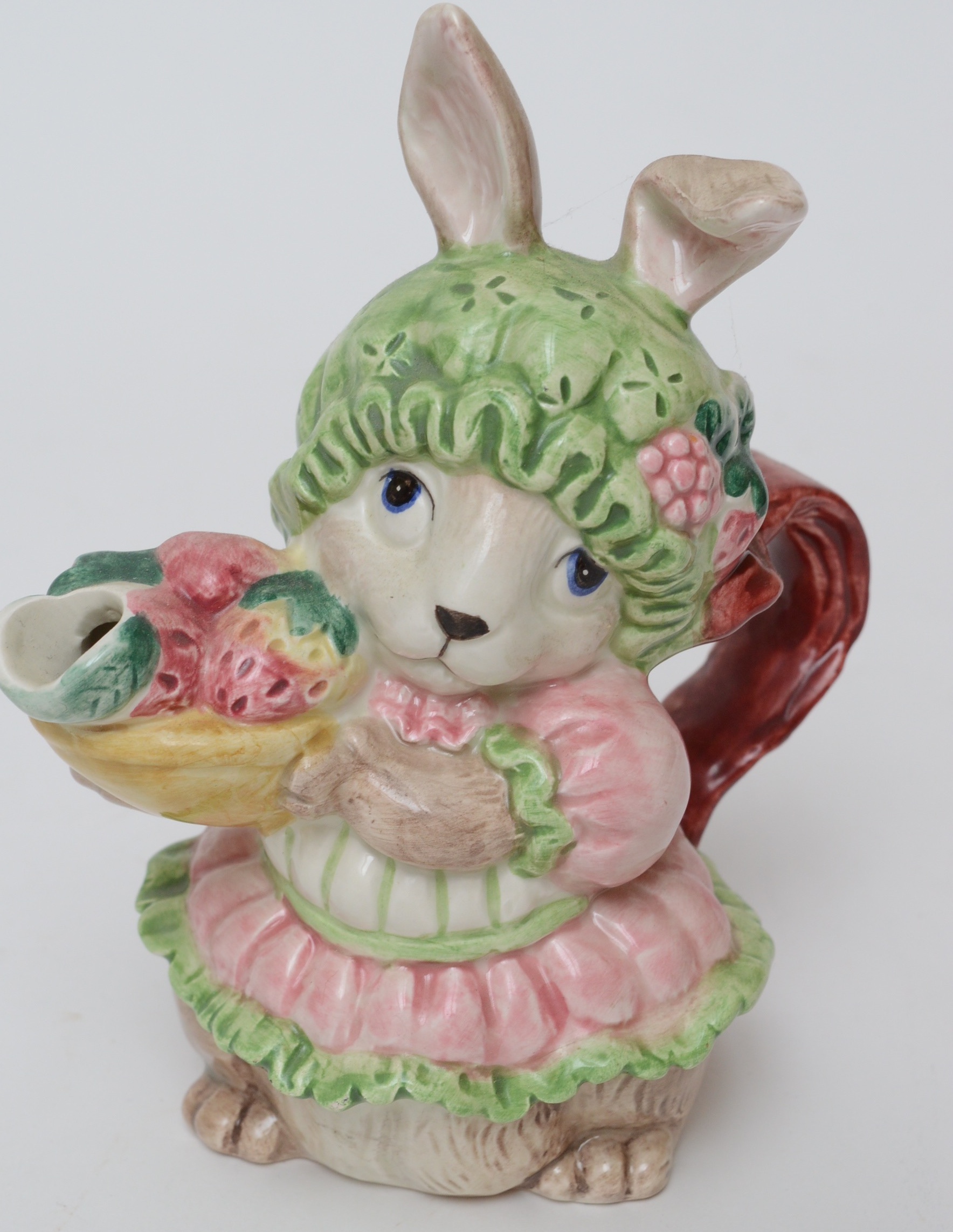 Pair of Fitz & Floyd Rabbit Teapot with Creamer and Sugar Set | EBTH