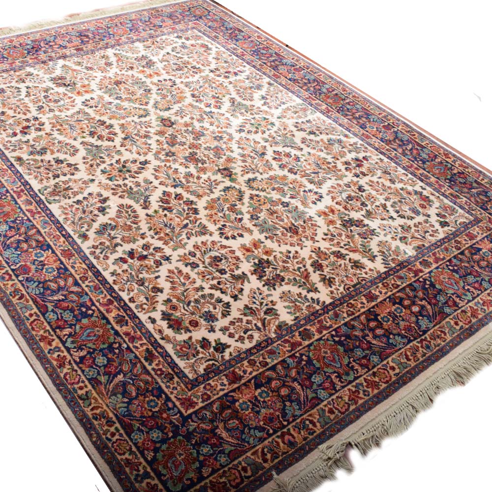 Karastan "Ivory Sarouk" Wool Area Rug : EBTH