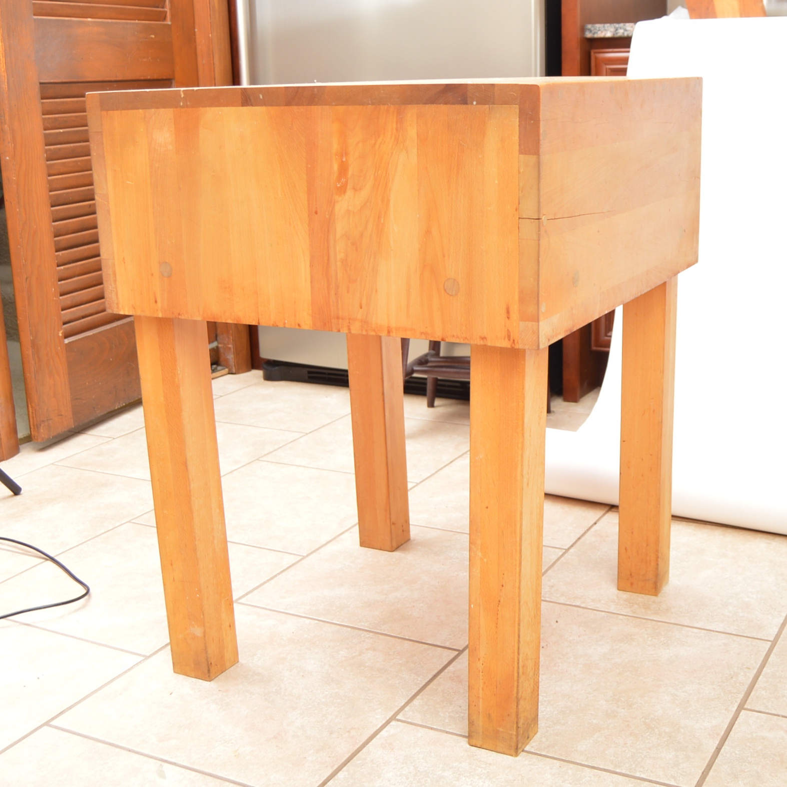Butcher Block Table EBTH