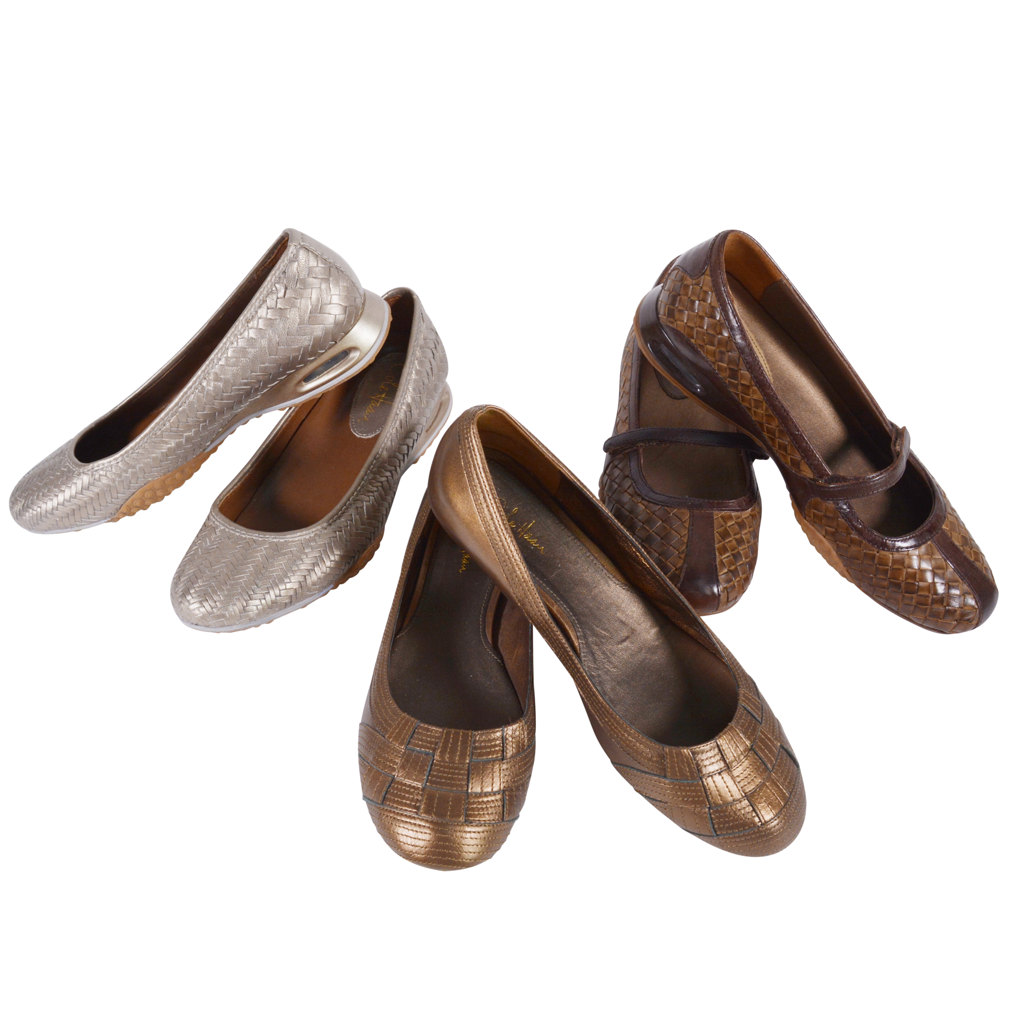 cole haan woven leather shoes