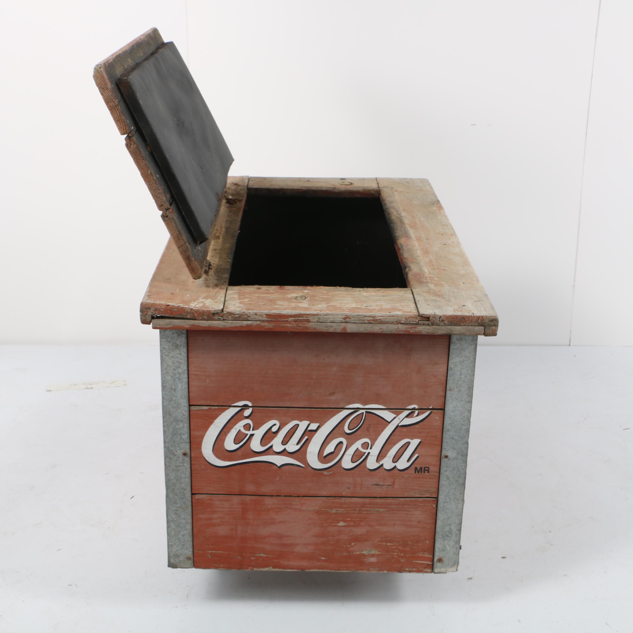 Vintage CocaCola Ice Chest EBTH