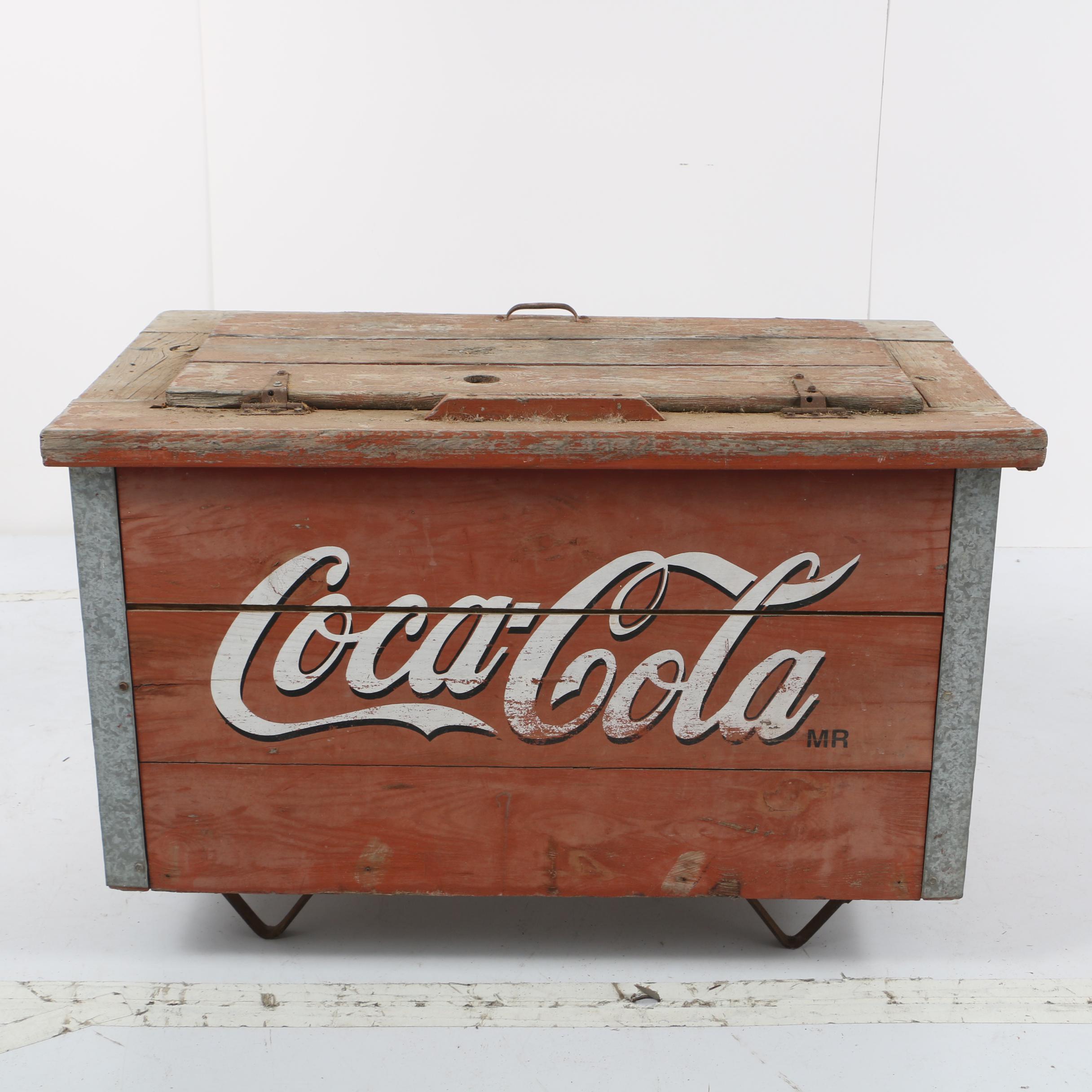 Vintage CocaCola Ice Chest EBTH