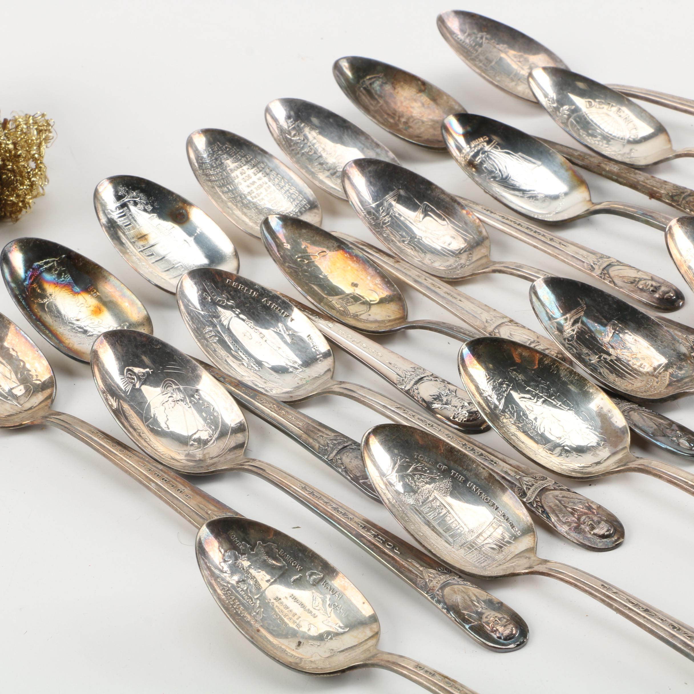 Wm. Rogers Mfg. Co. Silver Plate Presidential Spoon Collection EBTH