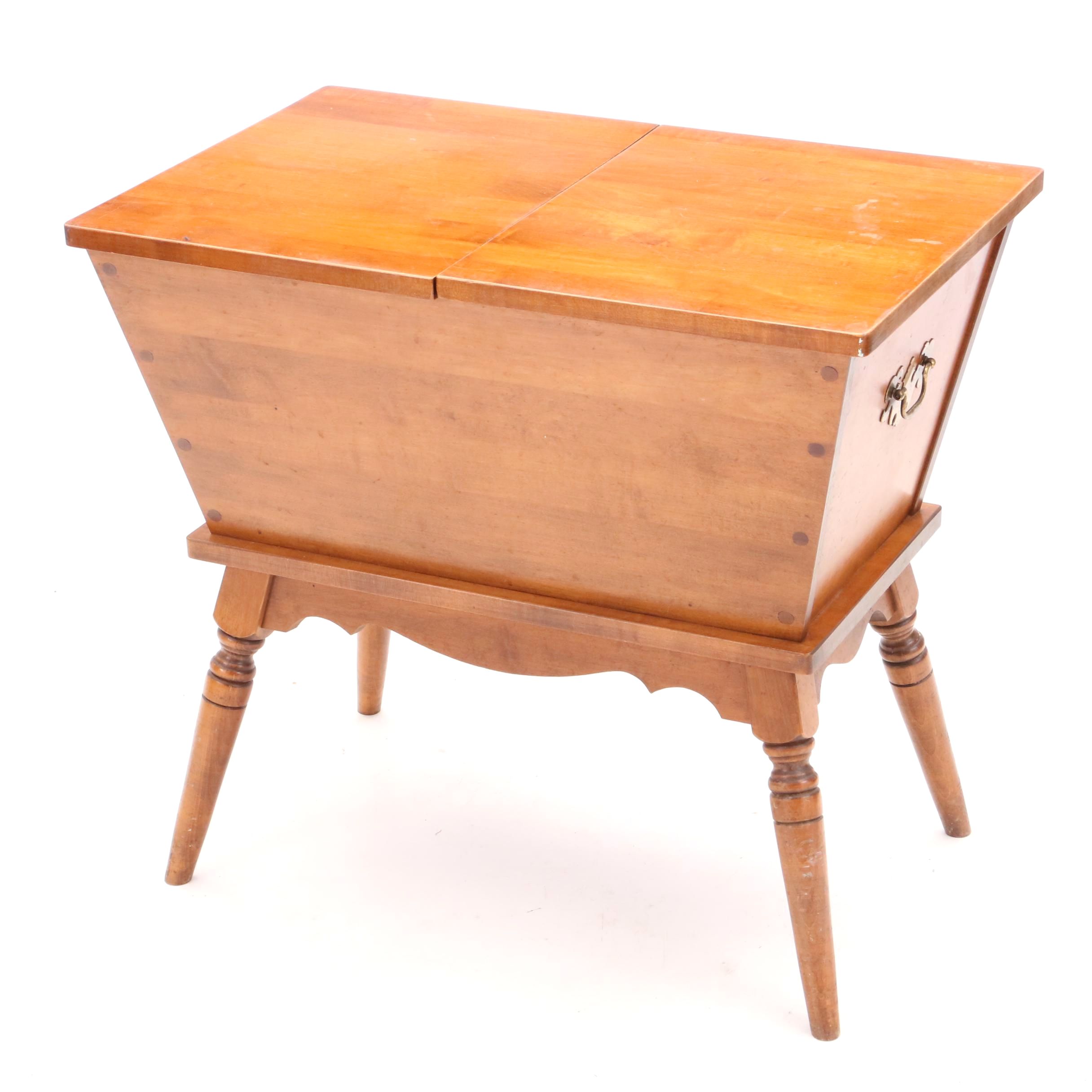 Vintage "Dough Box" End Table EBTH