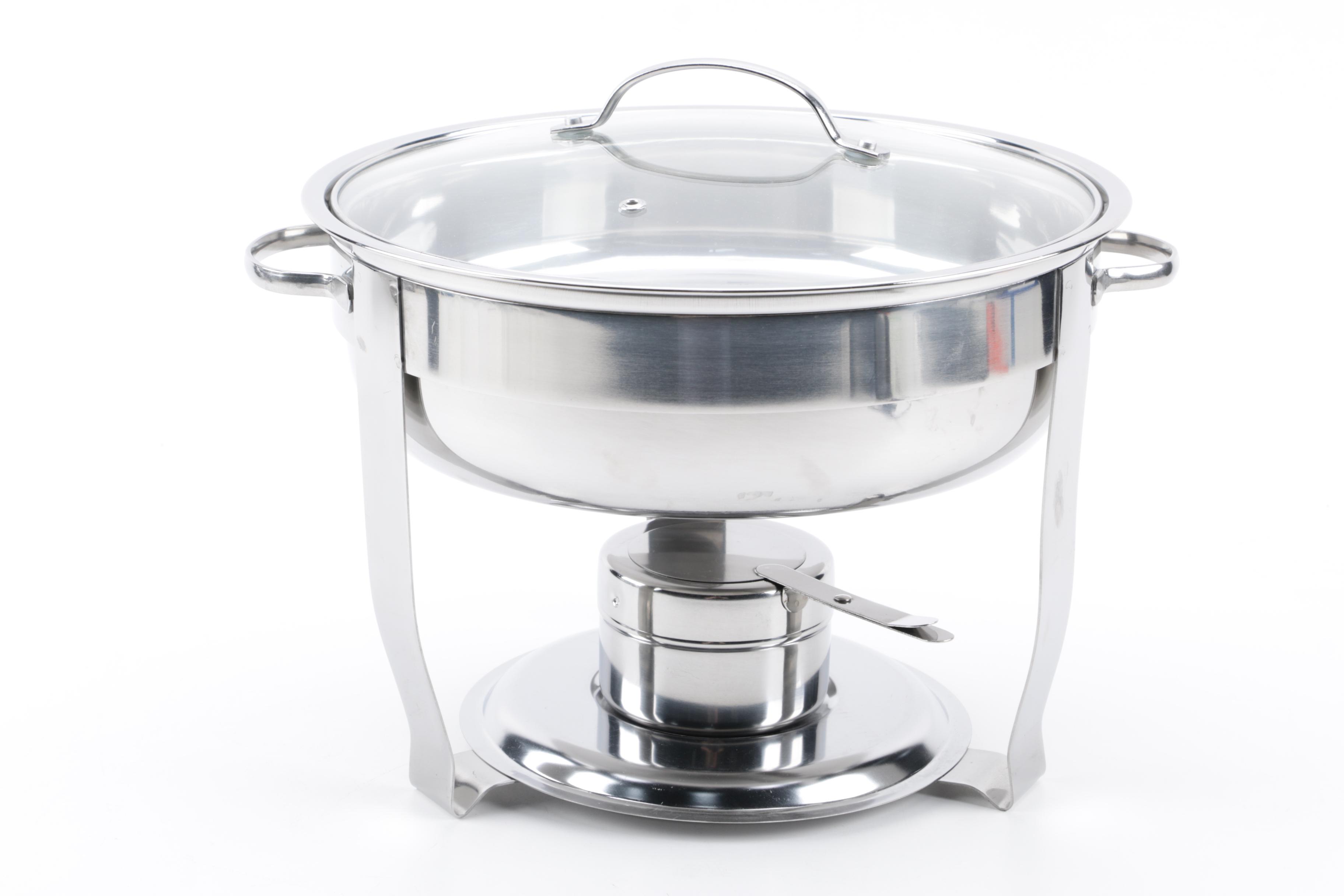 Stainless Steel Chafing Dish and Denmark Double Boiler EBTH