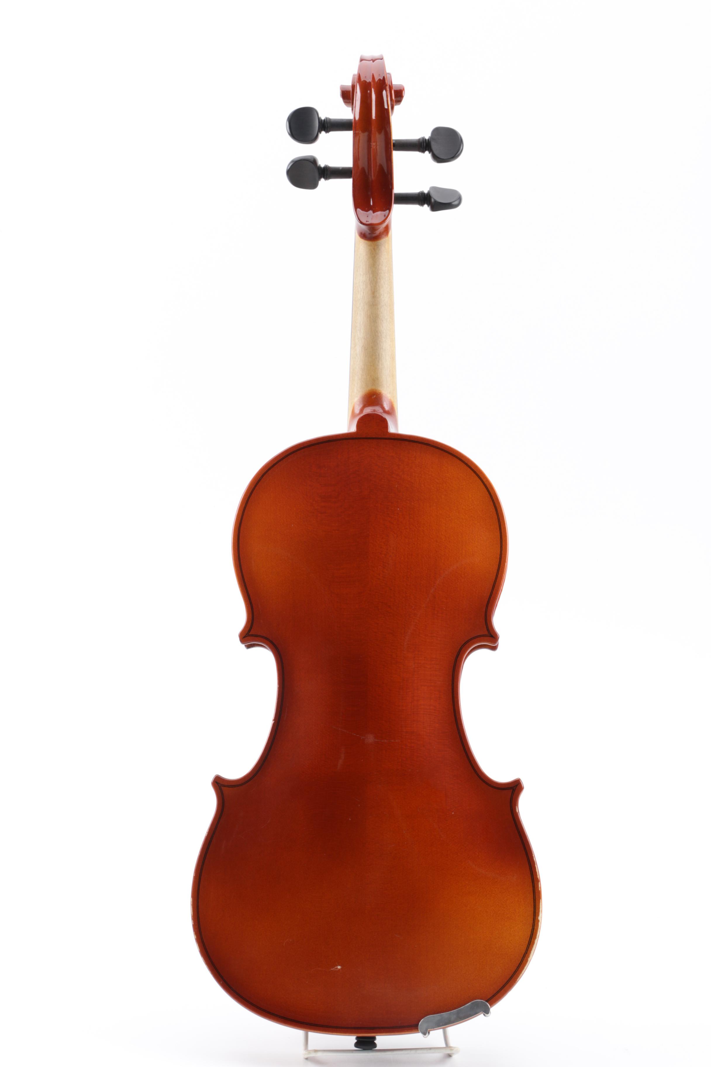 1998 Selmer Wm. Lewis & Son 4/4 Violin with Glasser Composite Bow and