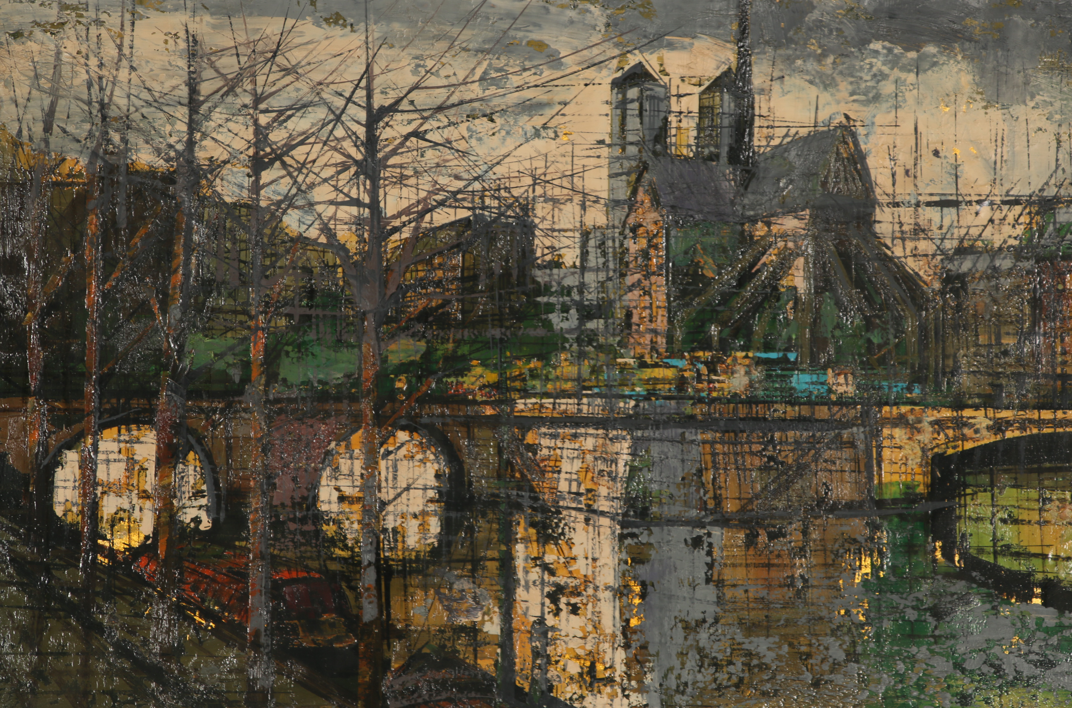 P. Martin Oil Painting EBTH