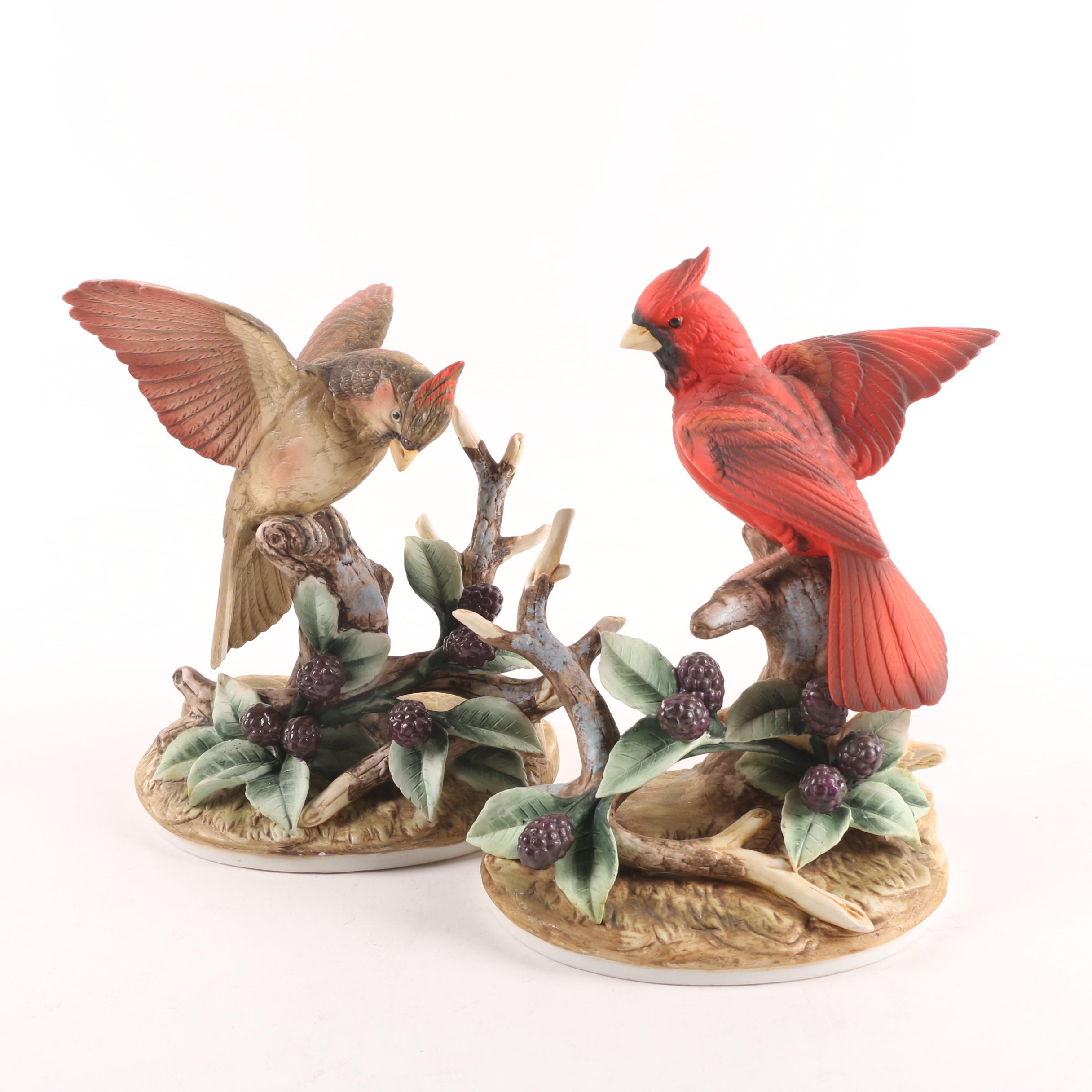 Andrea by Sadek Porcelain Male and Female Cardinal Figurines EBTH