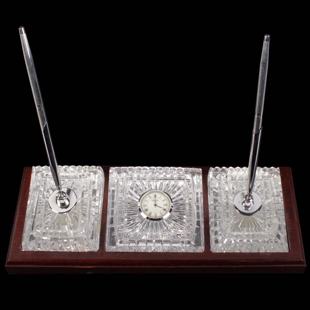 Waterford Crystal Desk Set Ebth