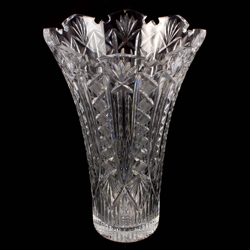 Waterford Crystal "Designers Gallery Collection; Maritana" Vase EBTH