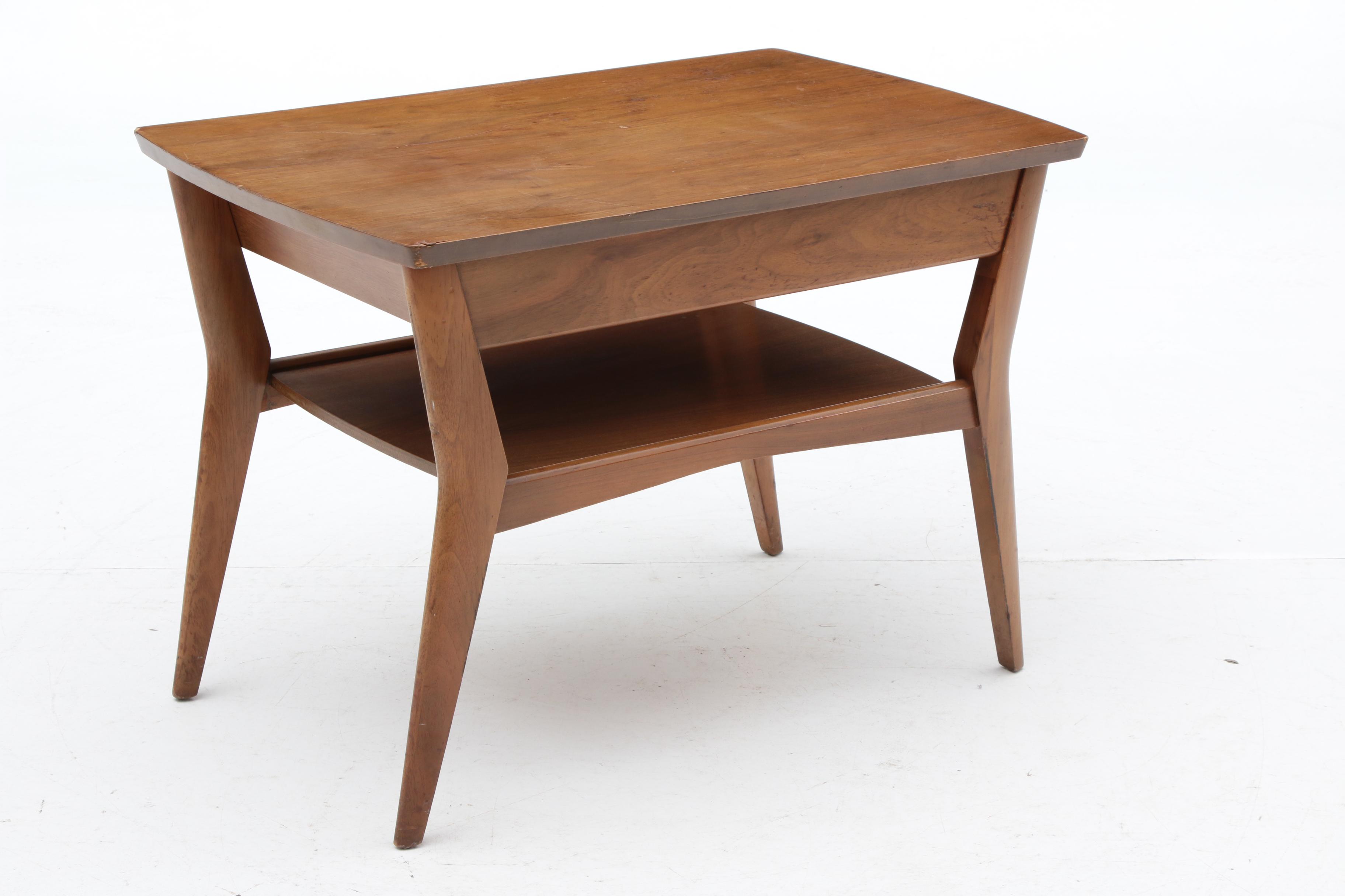 Mid Century Modern Style Walnut Side Table by Mersman EBTH