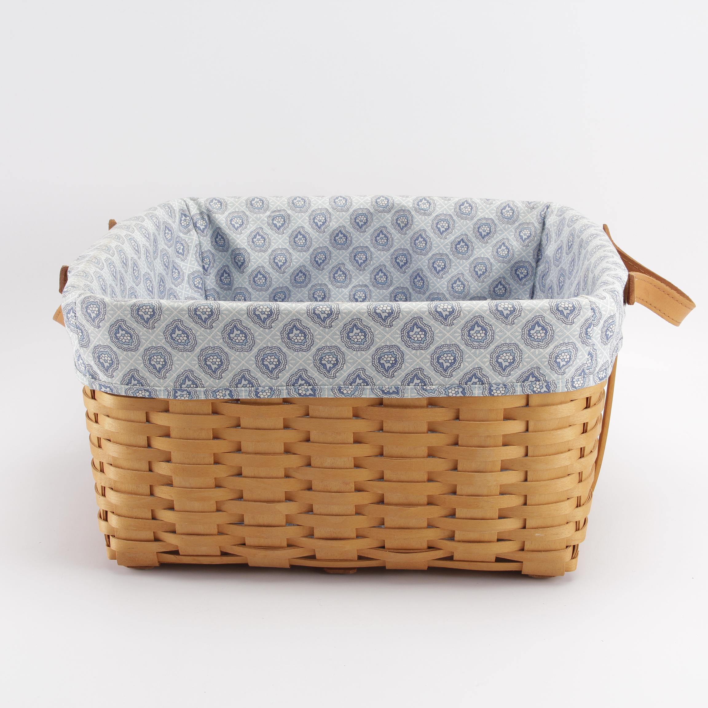 2000 Longaberger "Wash Day" Hostess Basket with "Provincial Paisley" Liner EBTH