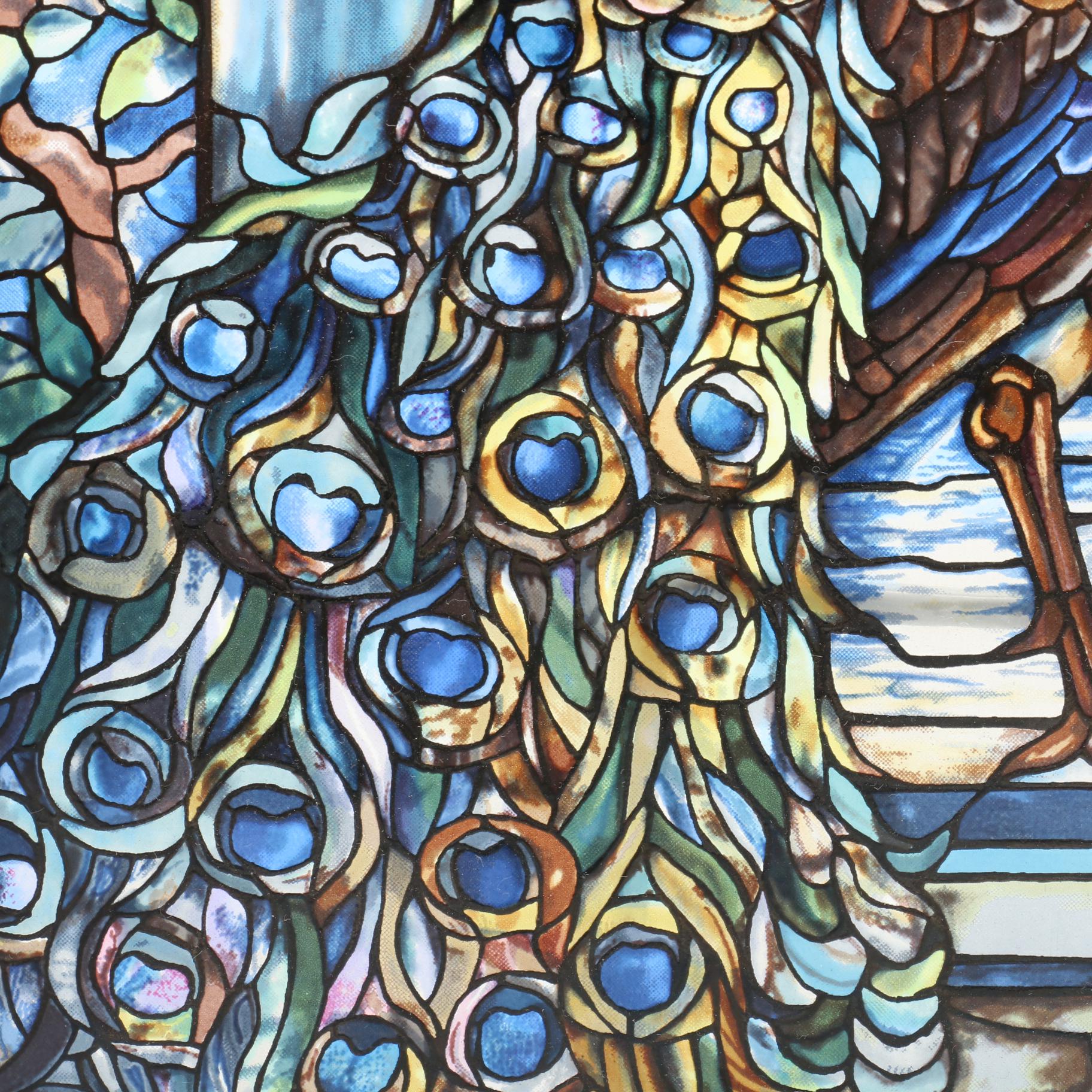 Glassmasters Printed Glass Suncatcher after Tiffany Studios EBTH