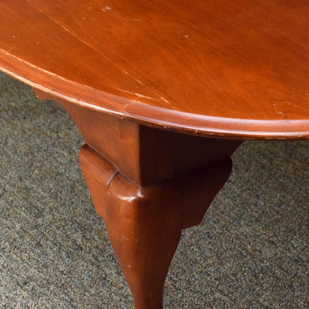 Queen Anne Cherry Coffee Table EBTH