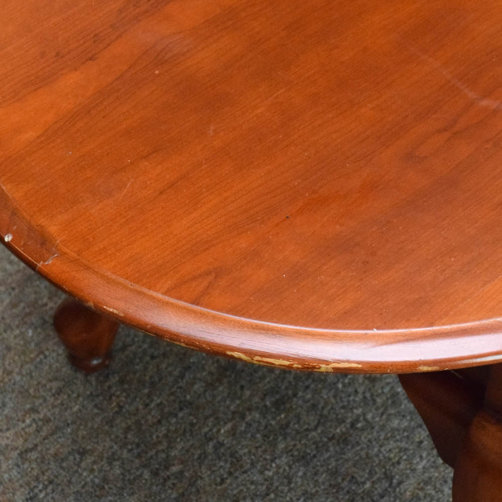 Queen Anne Cherry Coffee Table EBTH