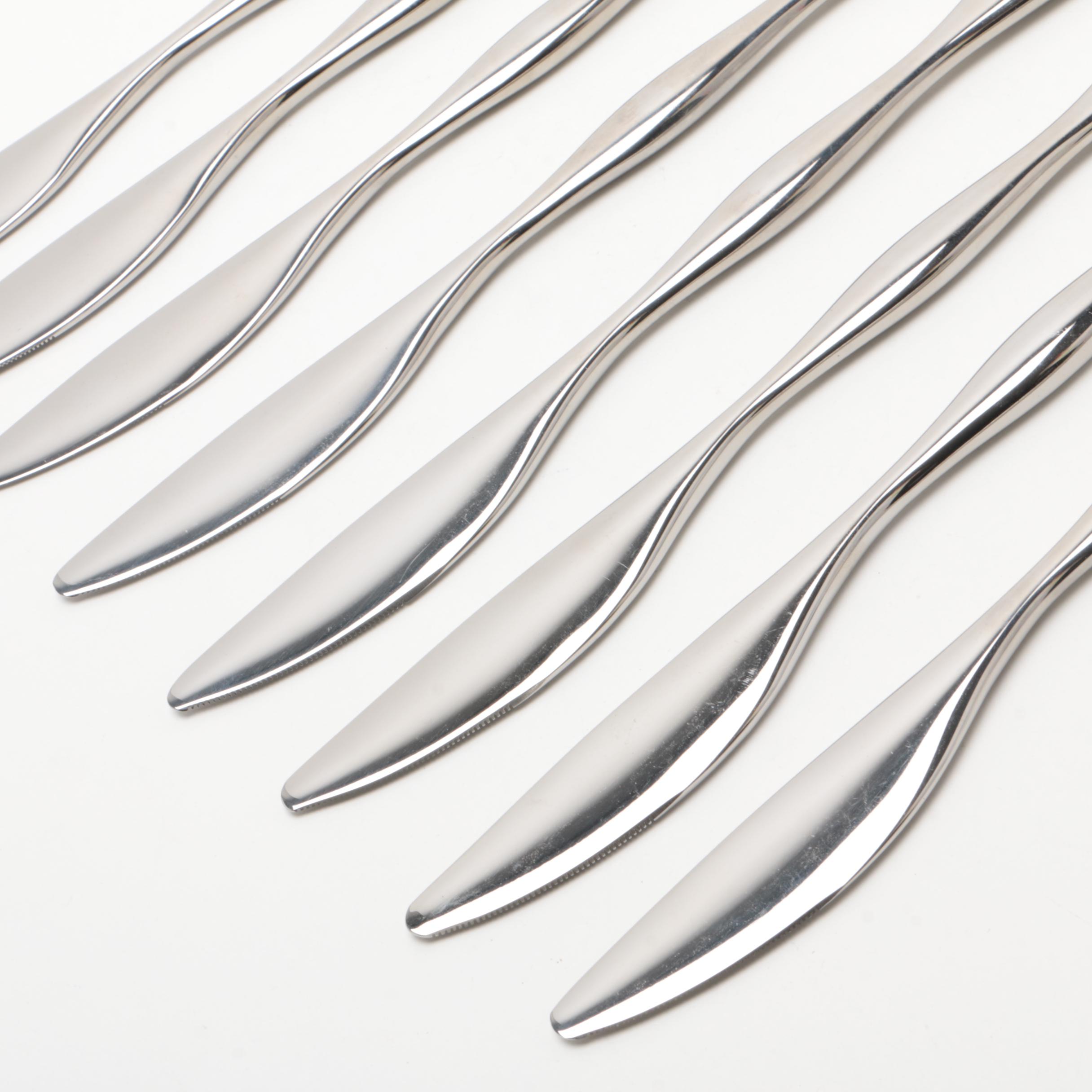 Nambé "Butterfly" Stainless Steel Flatware EBTH