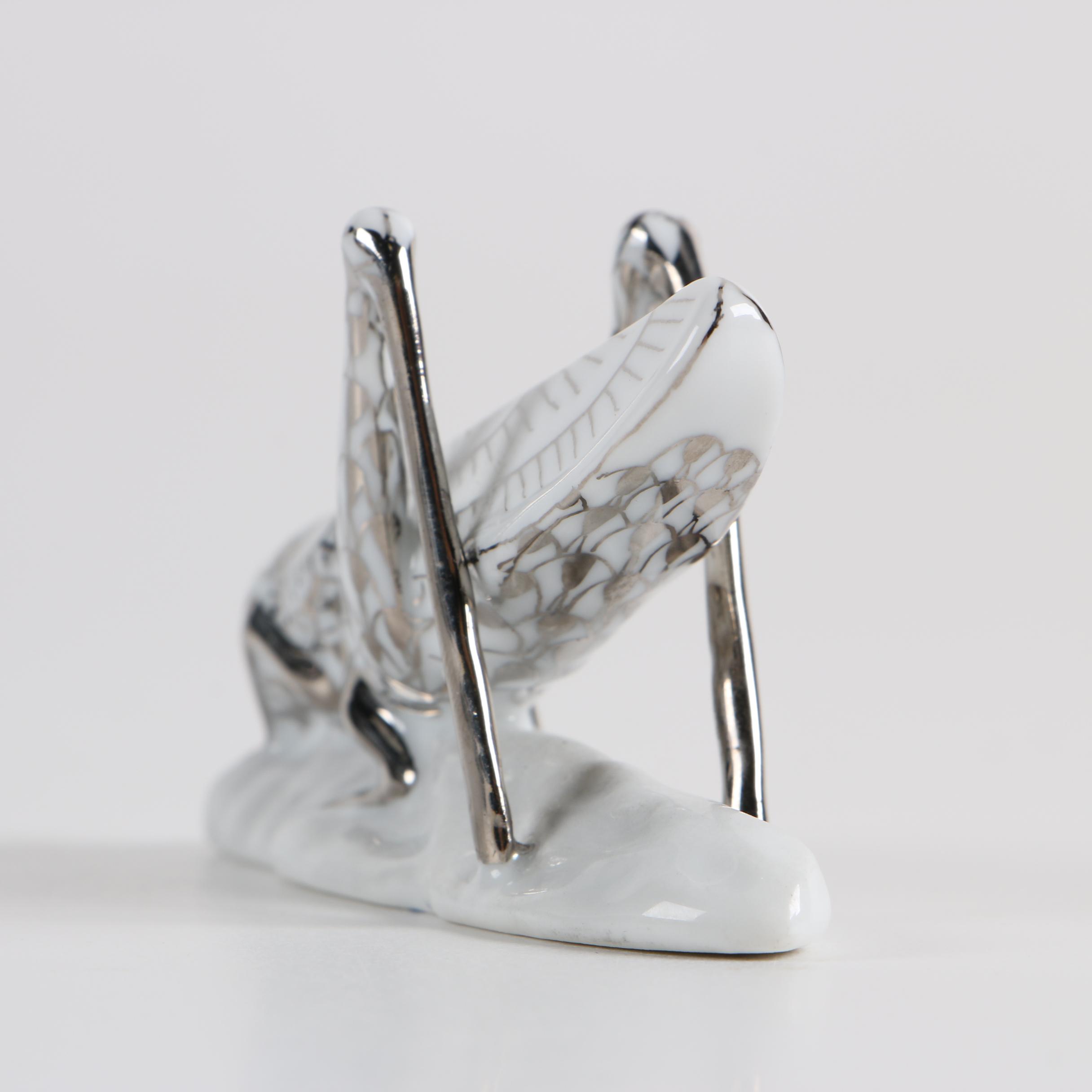 Herend Hungary HandPainted Porcelain Figurine EBTH