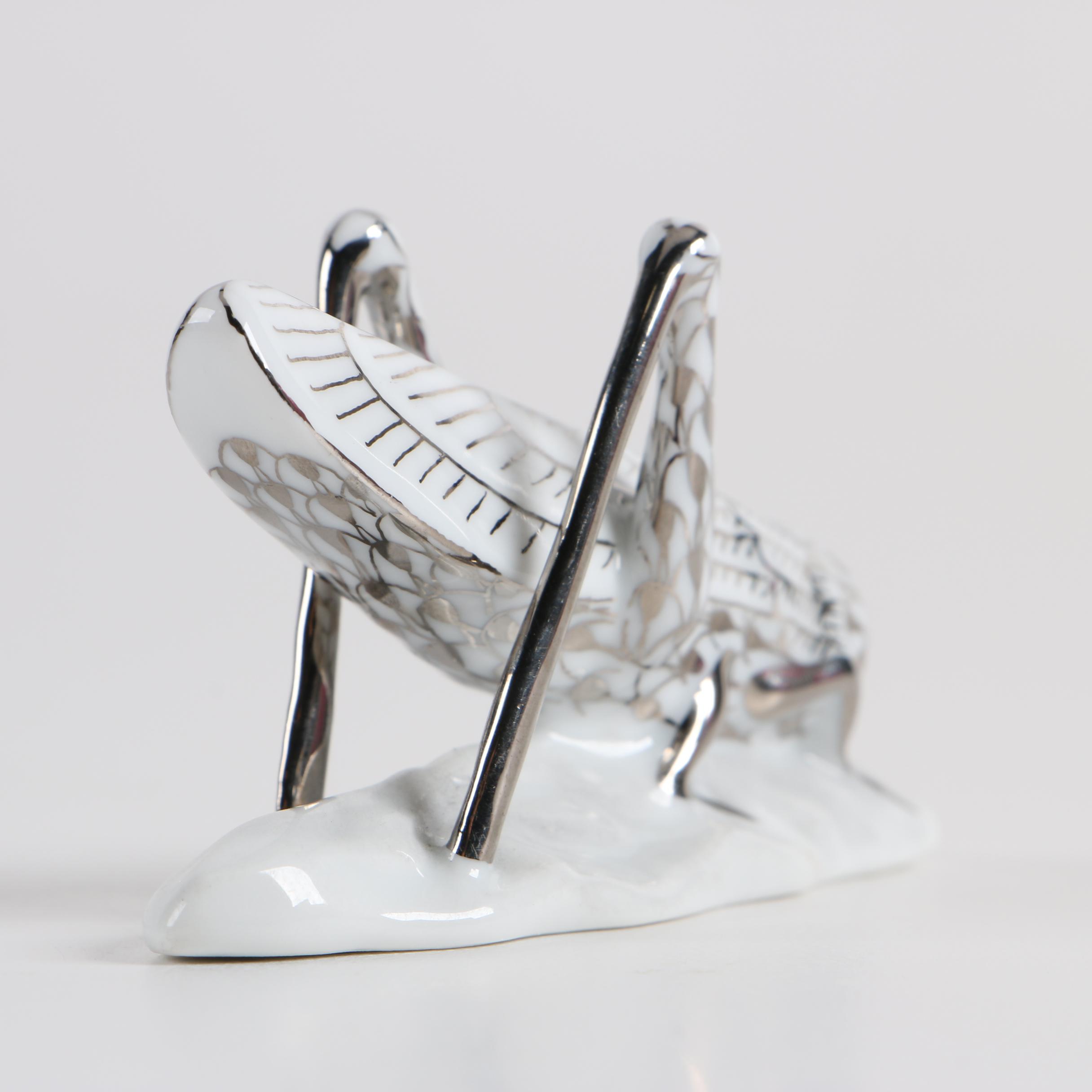 Herend Hungary HandPainted Porcelain Figurine EBTH