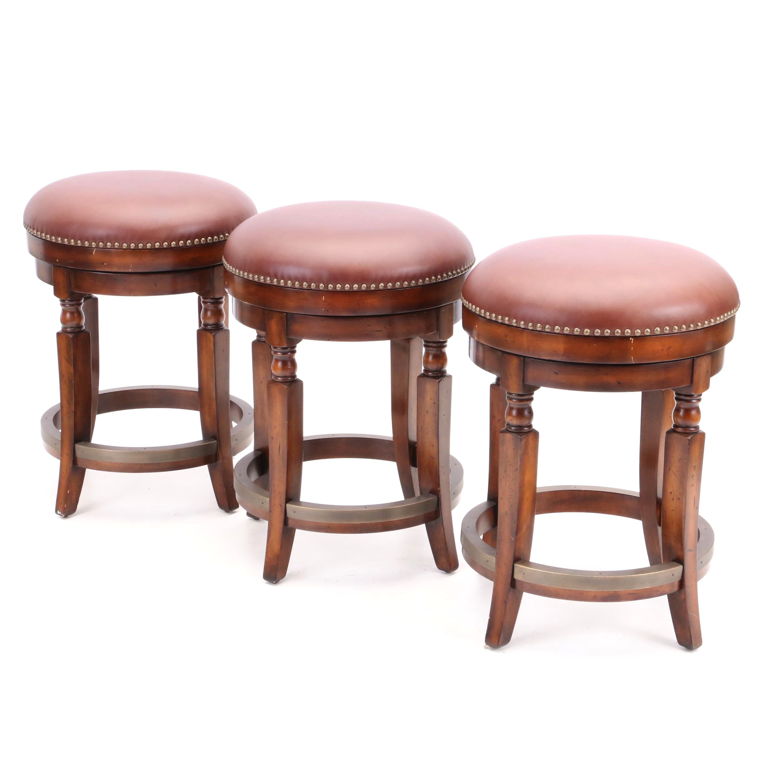 Artistica Bar Stools, Backless Swivel Bar Stools By Artistica Ebth