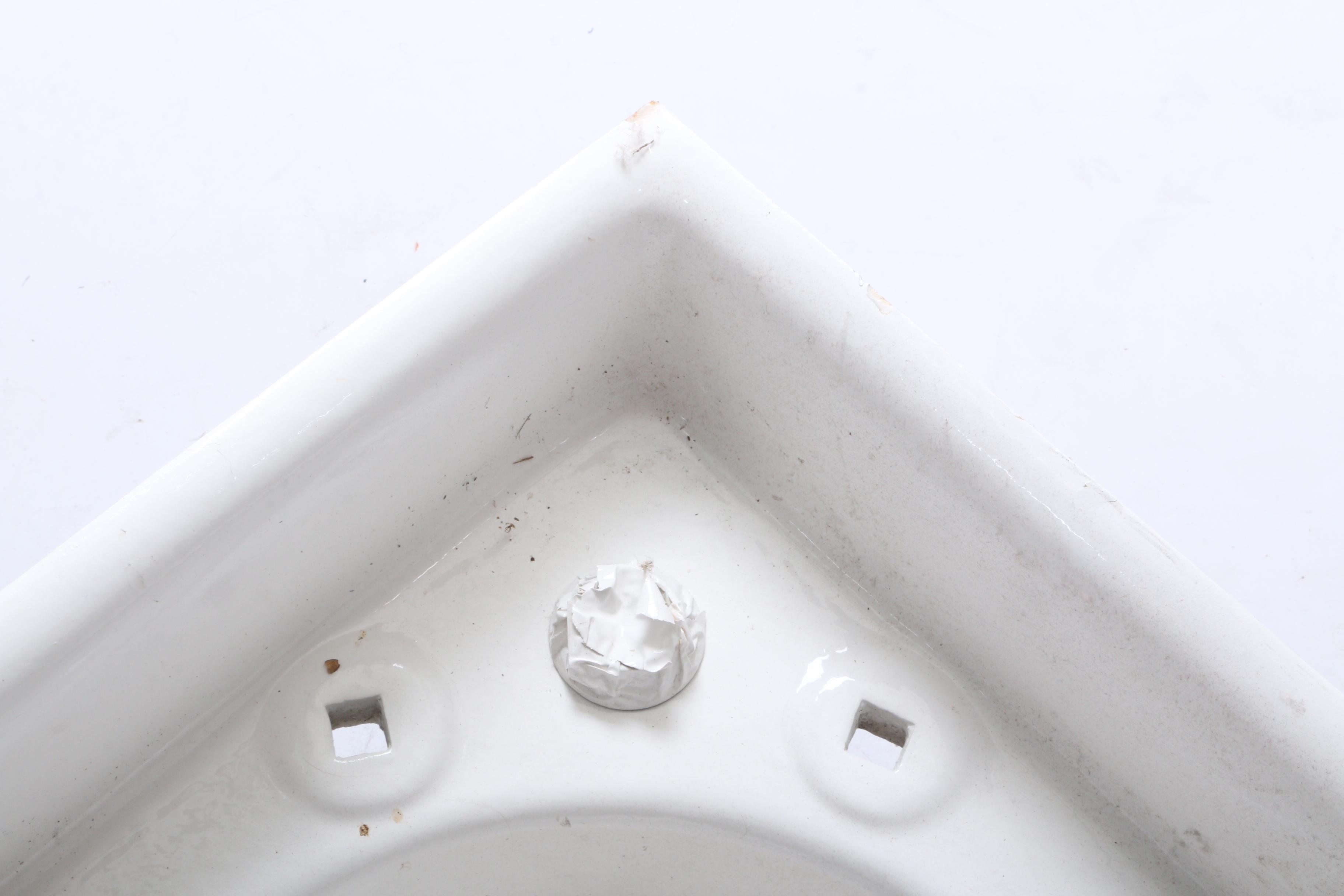 Vintage Porcelain Corner Sink EBTH