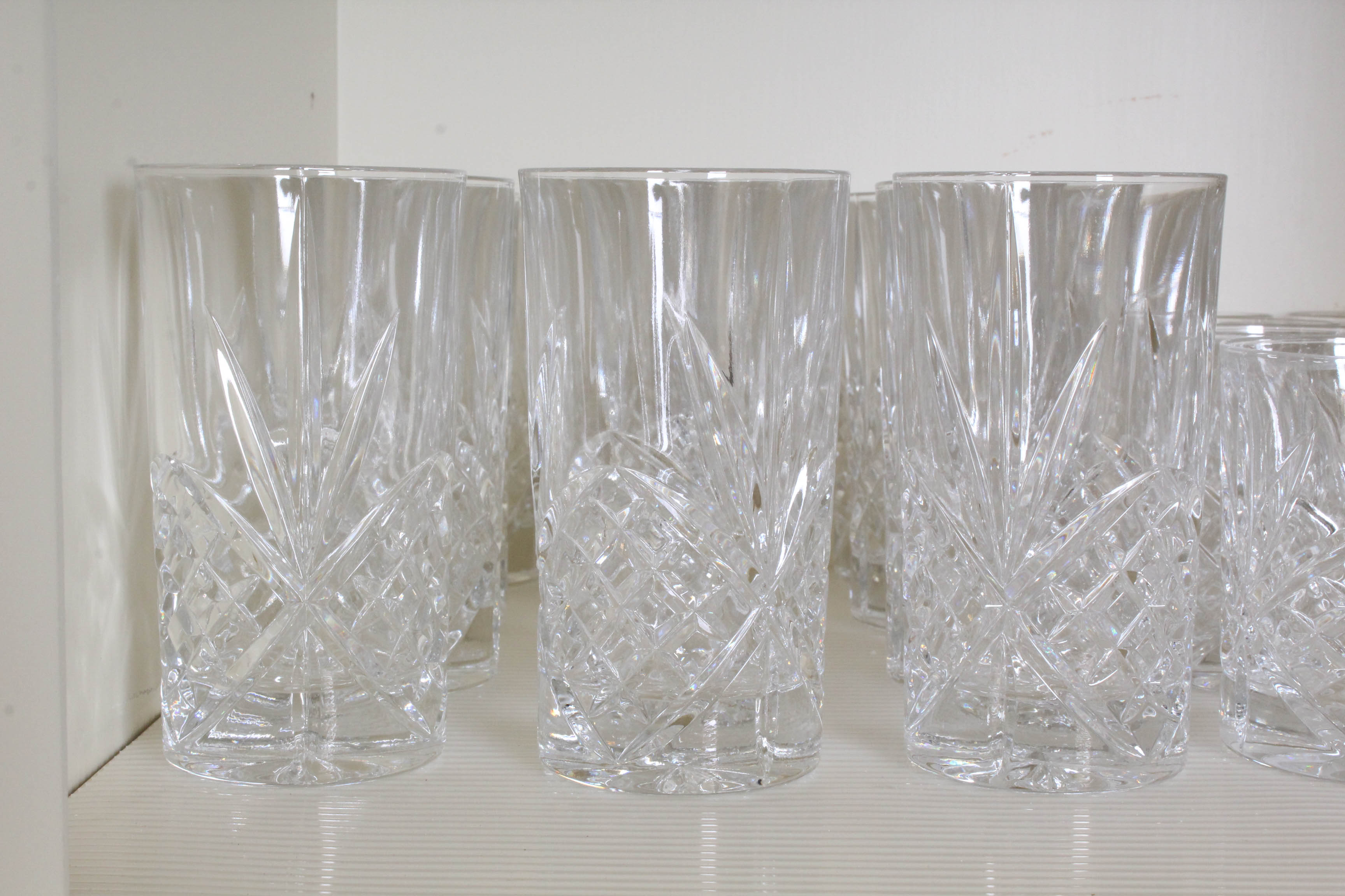 Godinger "Shannon Collection; Dublin" Highballs and Double Old