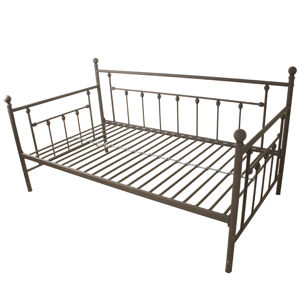 Grey Metal Day Bed Frame EBTH