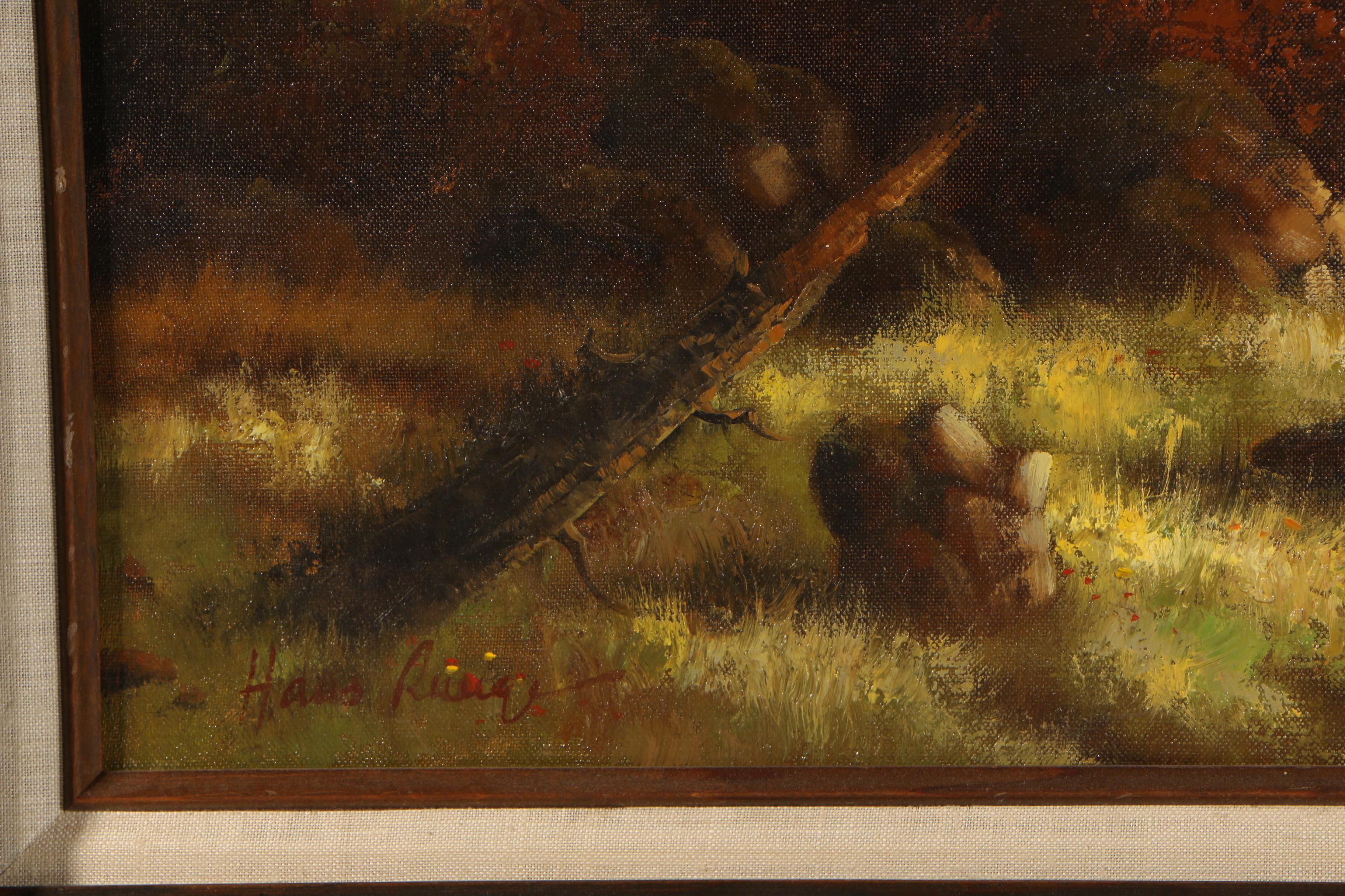 Hans Runge Landscape Oil Painting EBTH