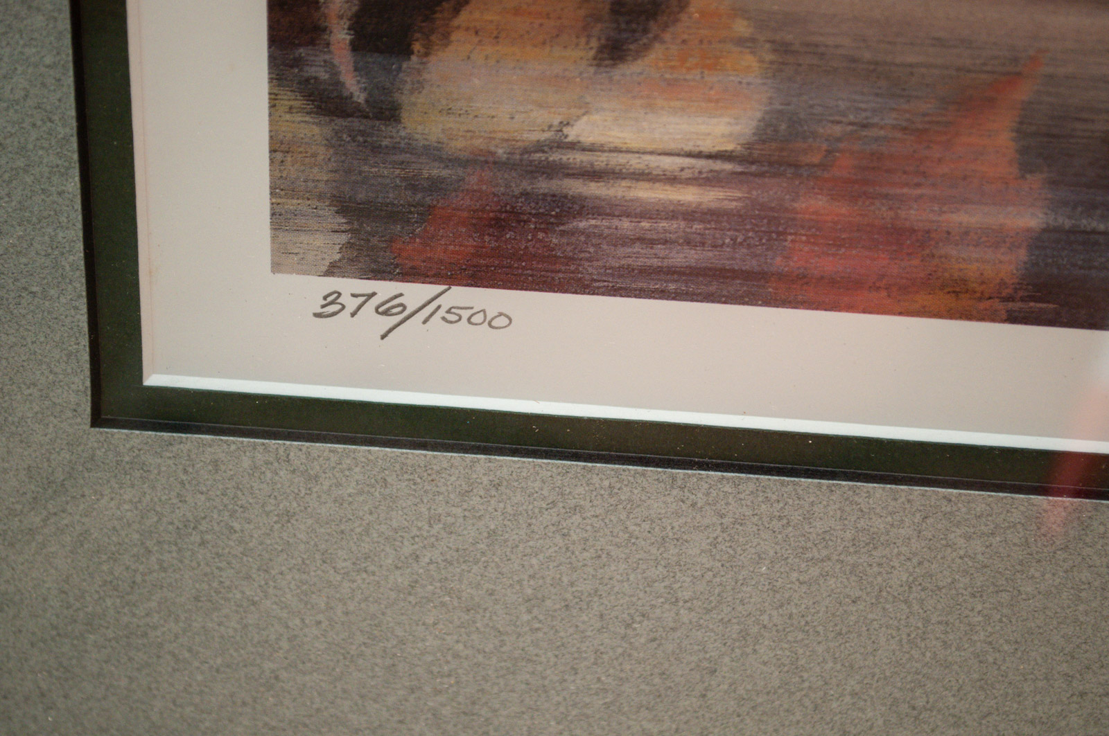 Vintage Limited Edition Offset Lithograph 