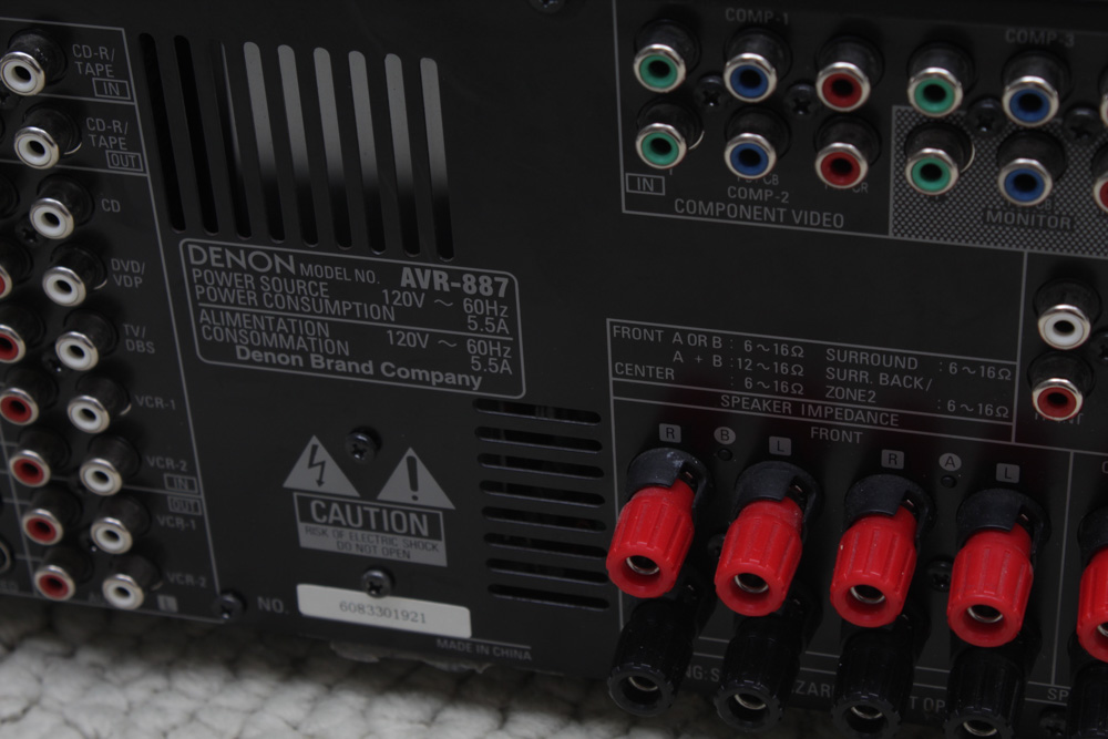 Denon AVR877 Multi Zone Stereo Receiver EBTH