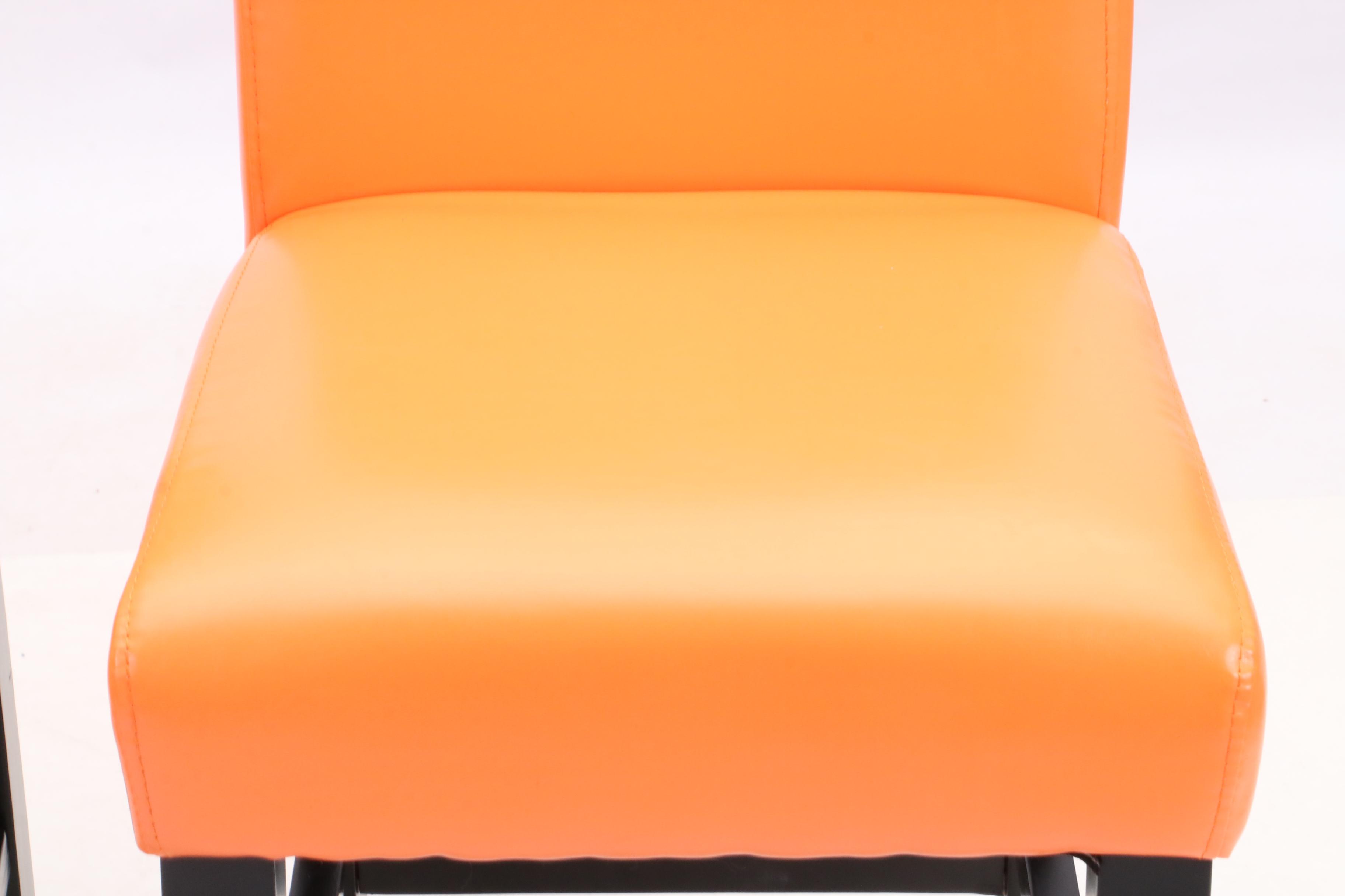 "Villa" Bar Stools by Monsoon Pacific in Orange EBTH