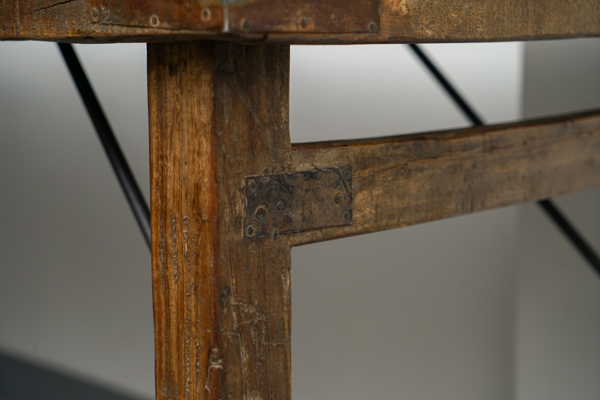 Reclaimed Wood Folding Table EBTH