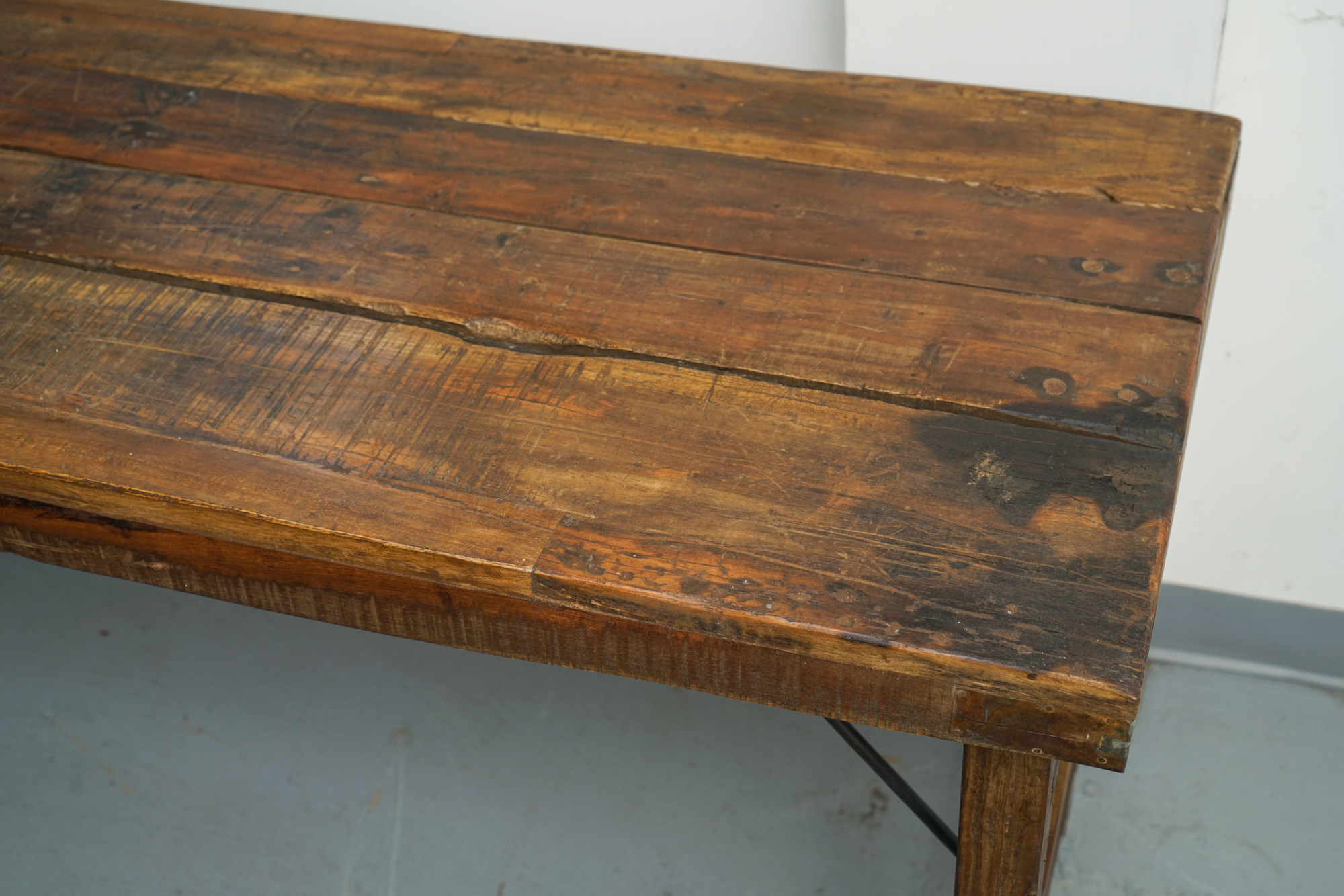 Reclaimed Wood Folding Table EBTH