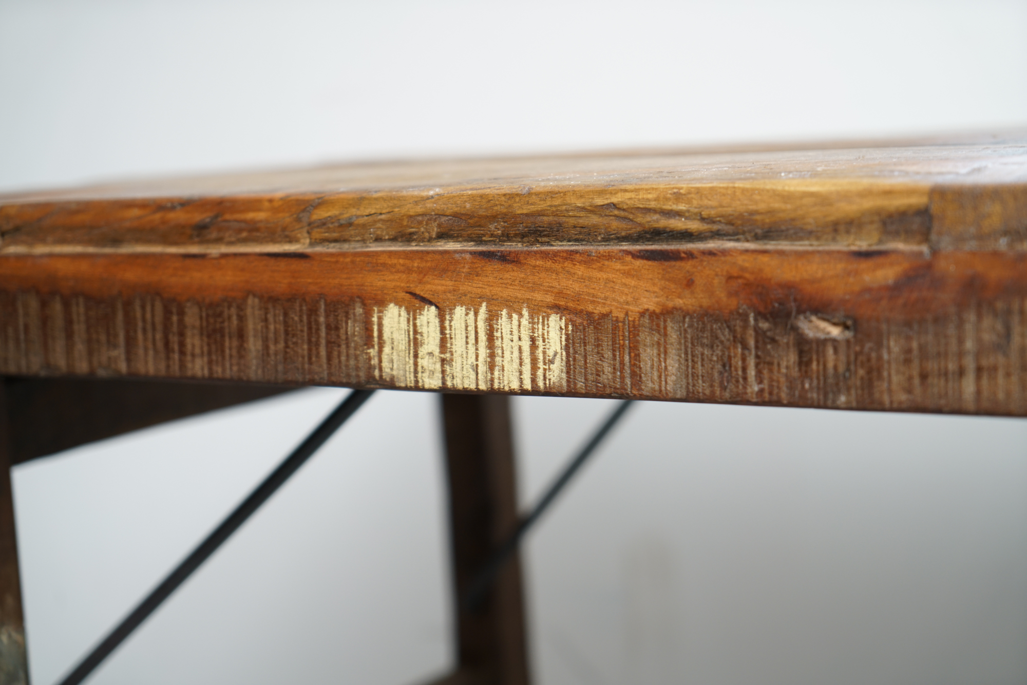 Reclaimed Wood Folding Table EBTH