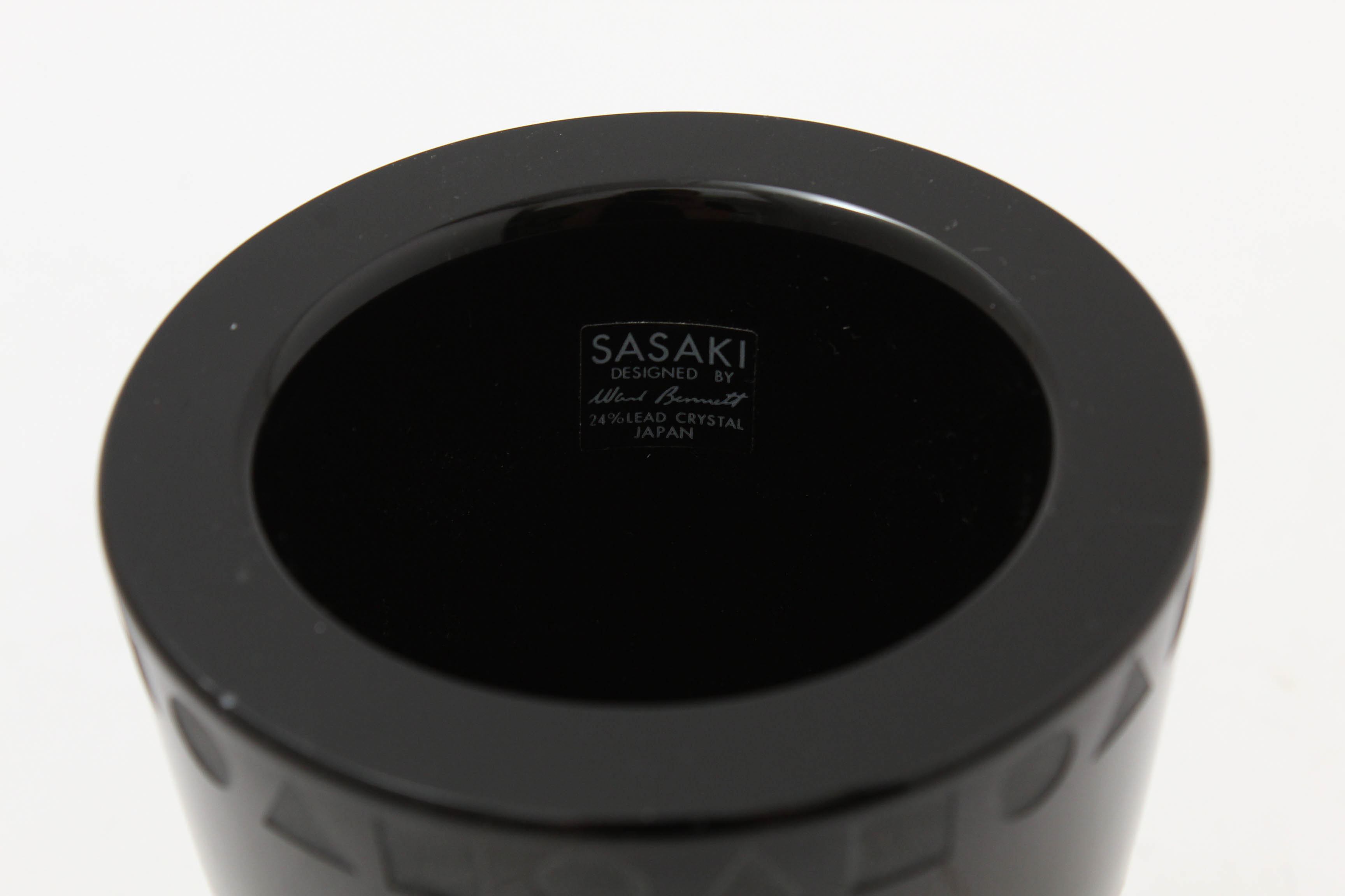 Vintage Sasaki Crystal Vase by Ward EBTH