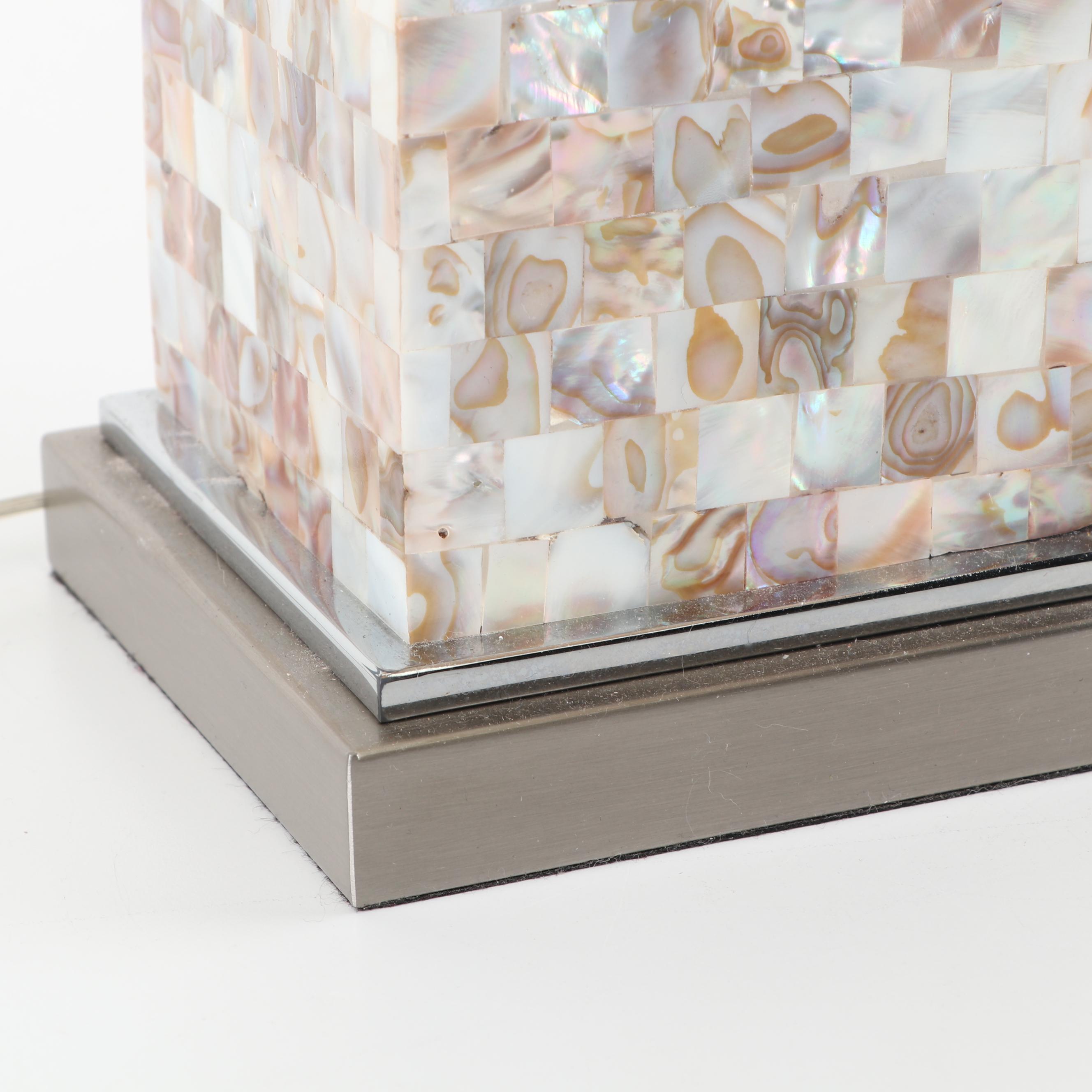 MotherofPearl Table Lamp by Pier 1 EBTH